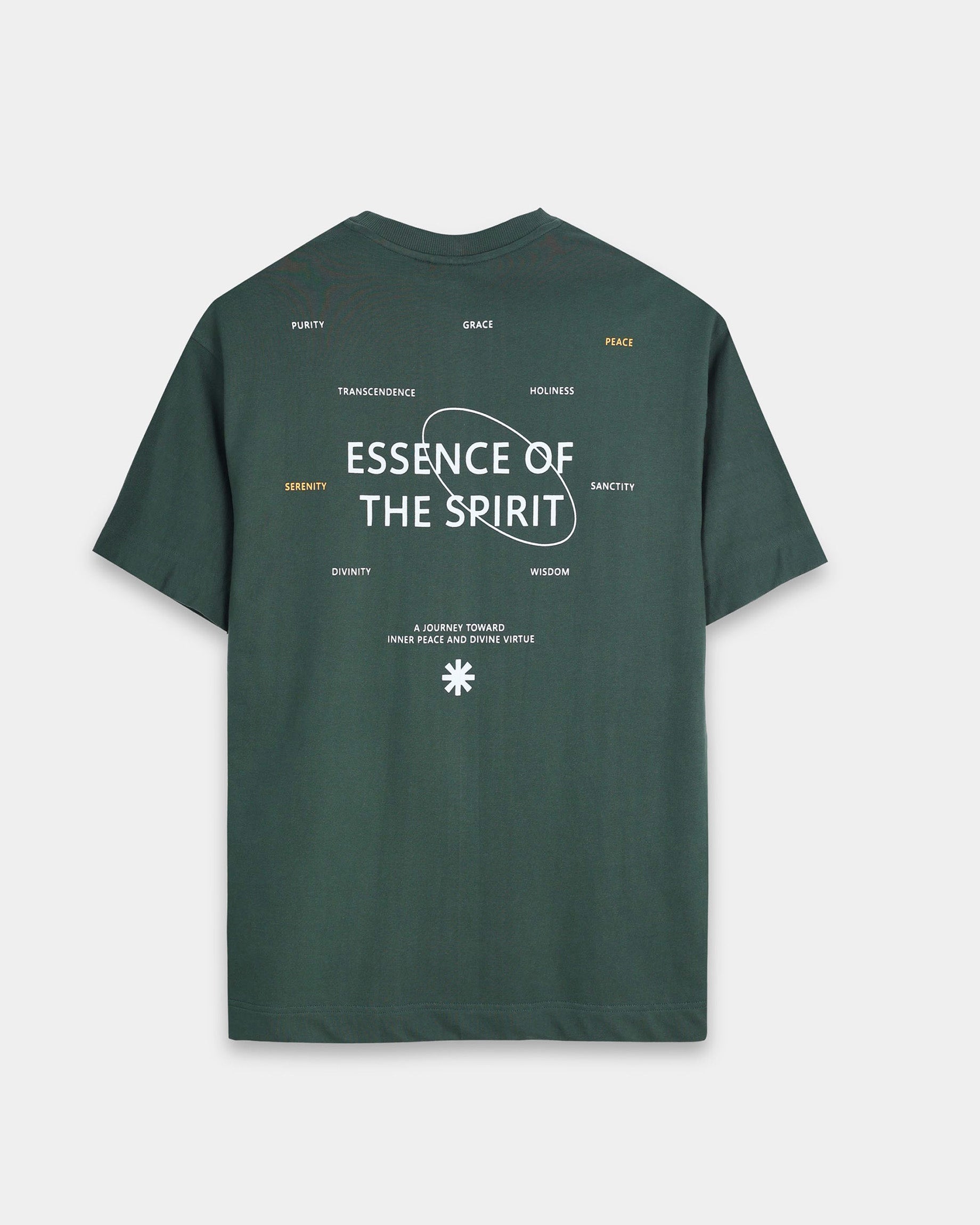 ESSENCE OF SPIRIT FOREST GREEN TEE - Relaxed Fit