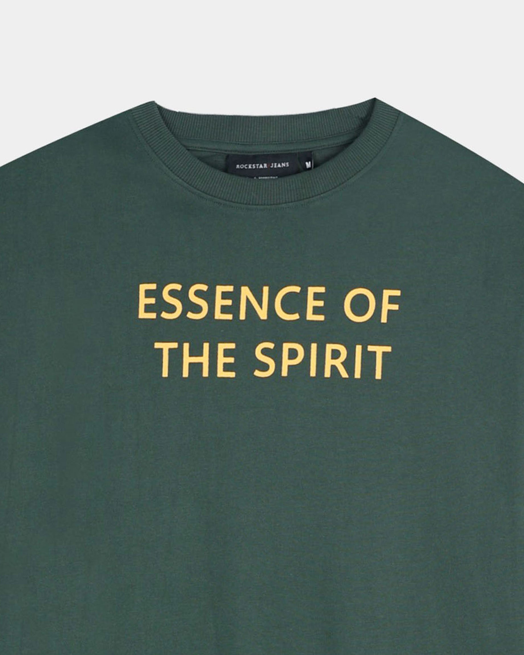 ESSENCE OF SPIRIT FOREST GREEN TEE - Relaxed Fit