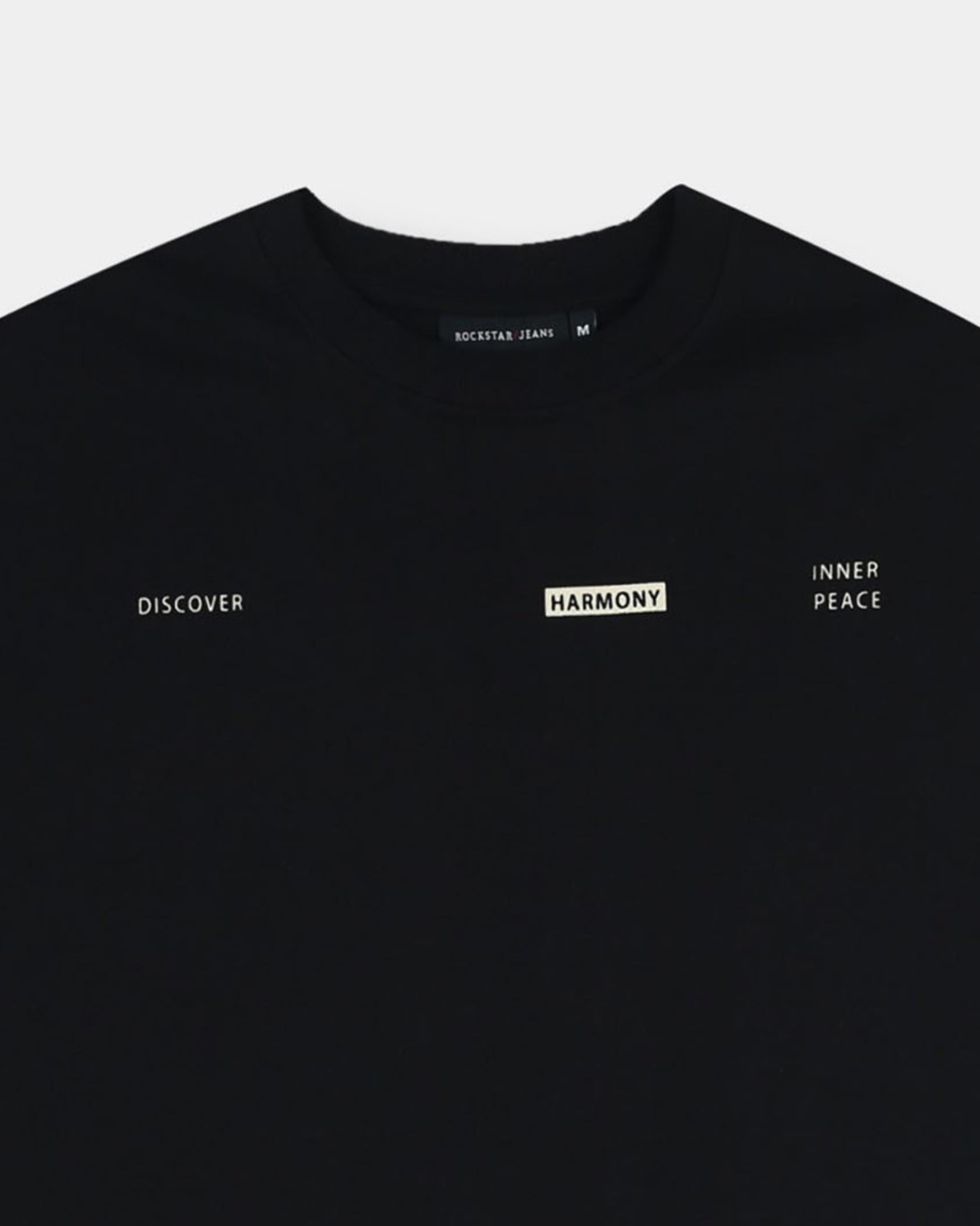 HARMONY BLACK TEE - Relaxed Fit