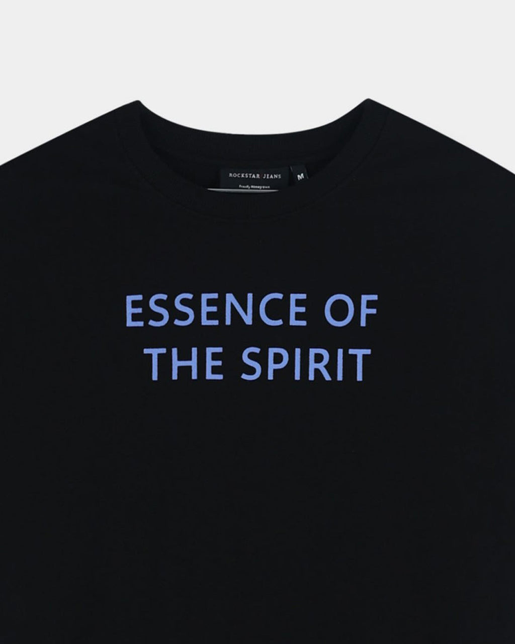 ESSENCE OF SPIRIT BLACK TEE - Relaxed Fit