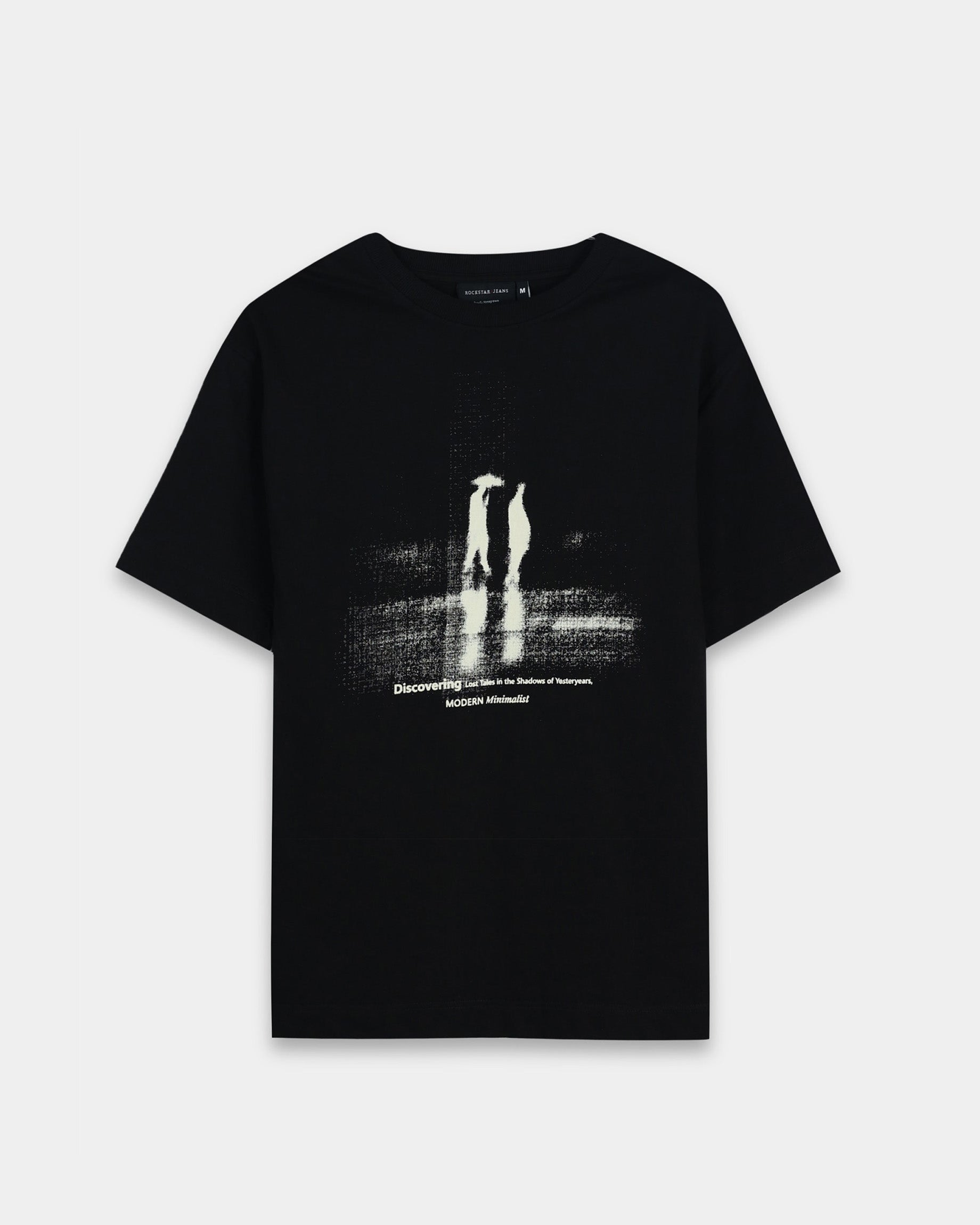 DISCOVERING BLACK TEE - Relaxed Fit
