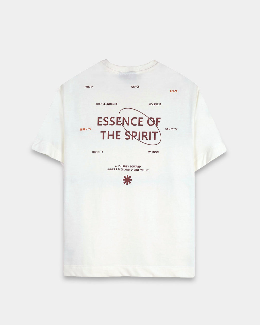 ESSENCE OF SPIRIT OFF WHITE TEE - Relaxed Fit