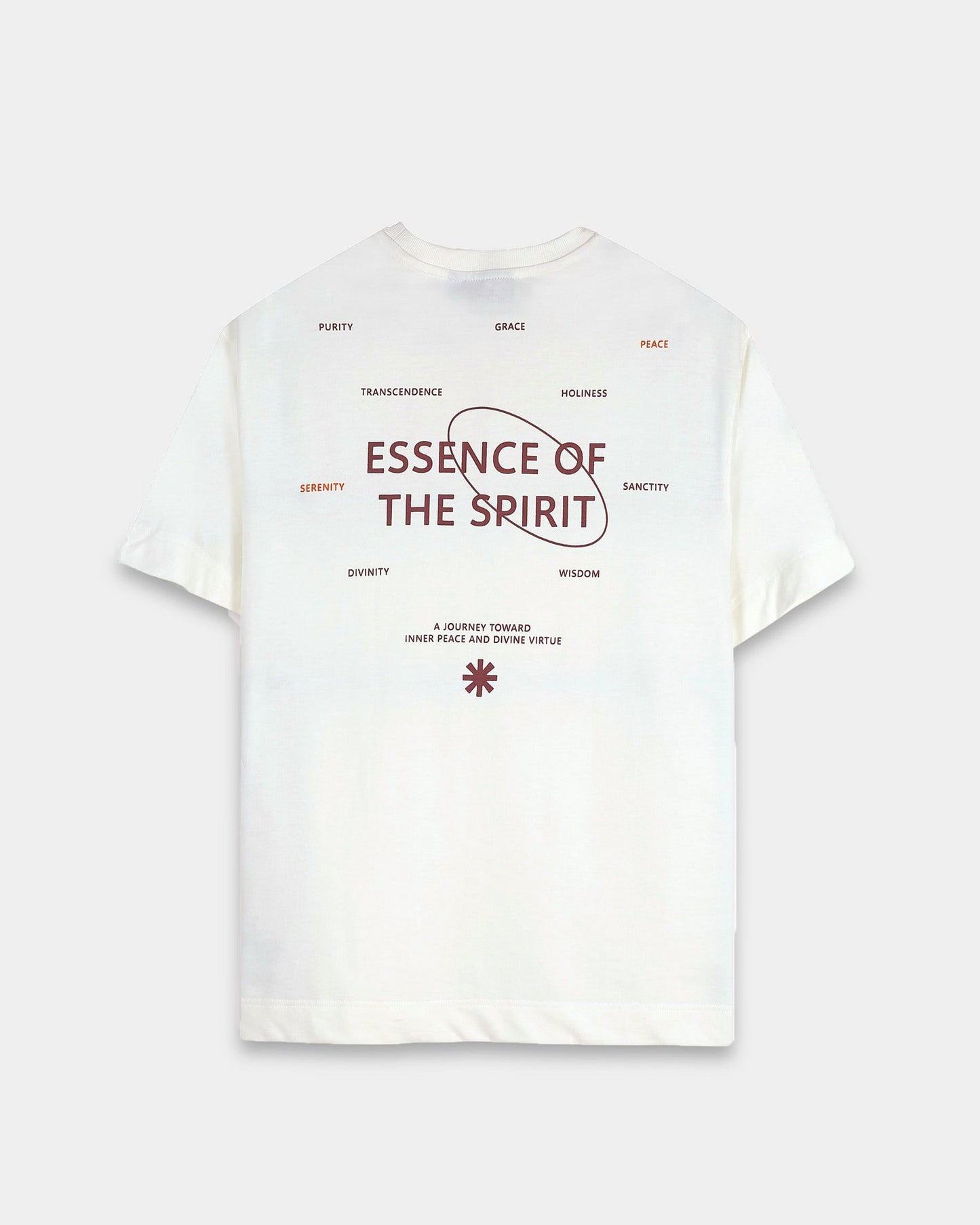 ESSENCE OF SPIRIT OFF WHITE TEE - Relaxed Fit