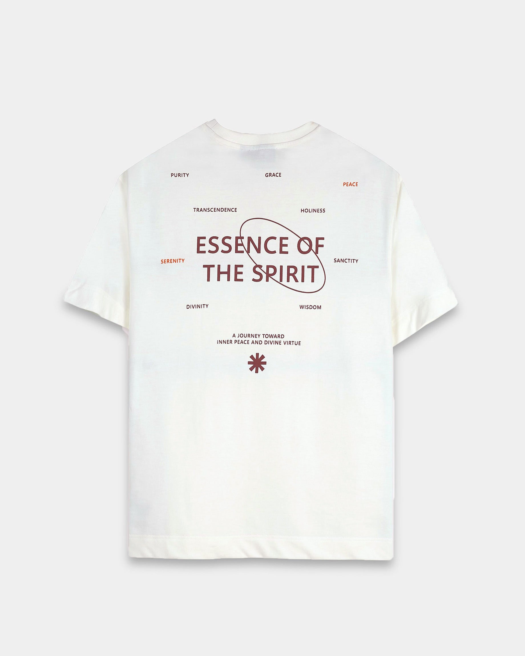 ESSENCE OF SPIRIT OFF WHITE TEE - Relaxed Fit