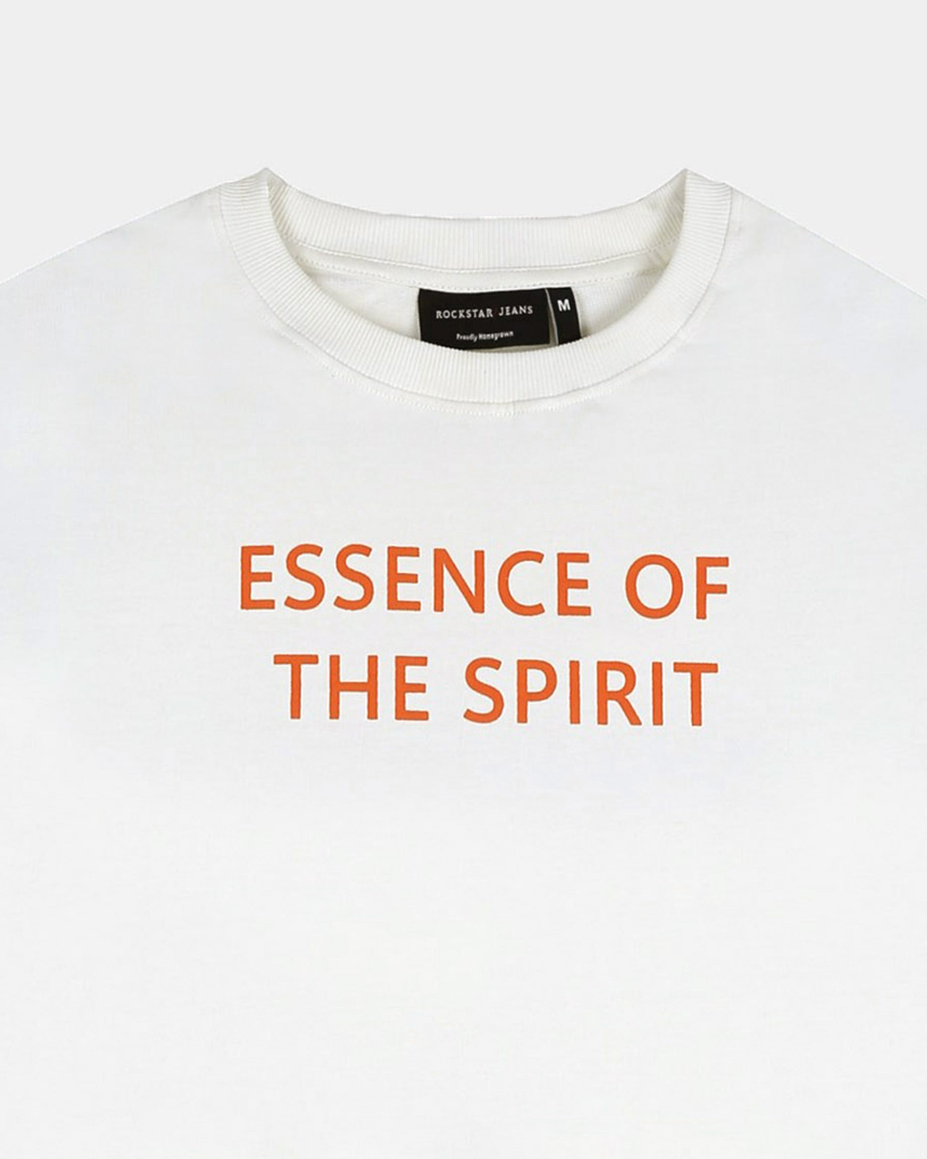 ESSENCE OF SPIRIT OFF WHITE TEE - Relaxed Fit