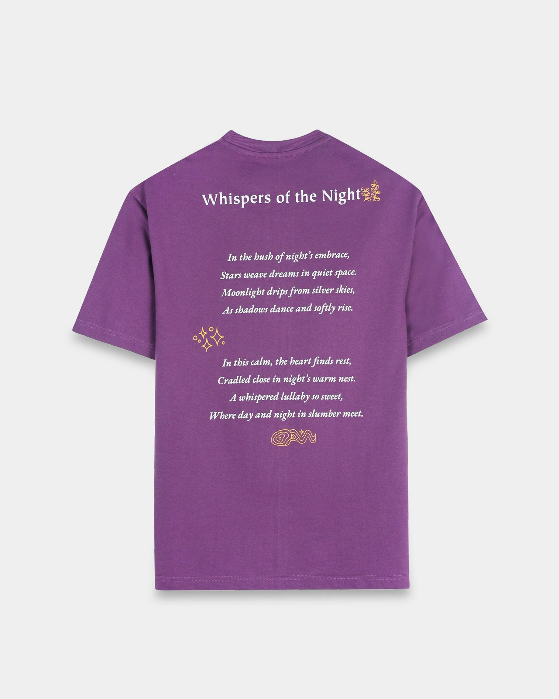 WHISPERS OF THE NIGHT PURPLE TEE - Relaxed Fit