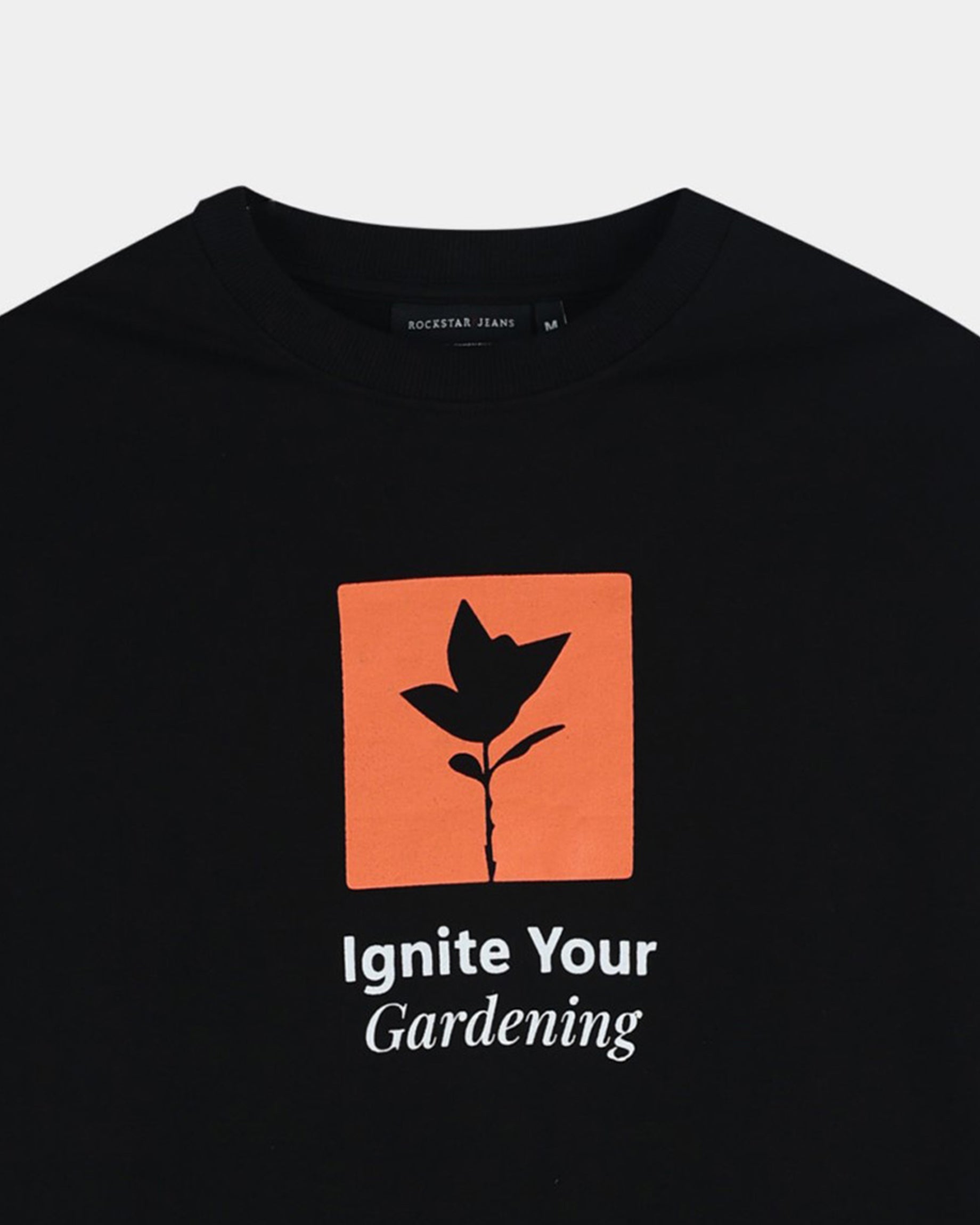 IGNITE YOUR GARDENING BLACK TEE - Relaxed Fit
