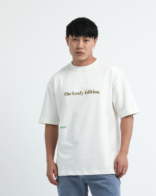 WELLNESS IN BLOOM OFF WHITE TEE - Relaxed Fit