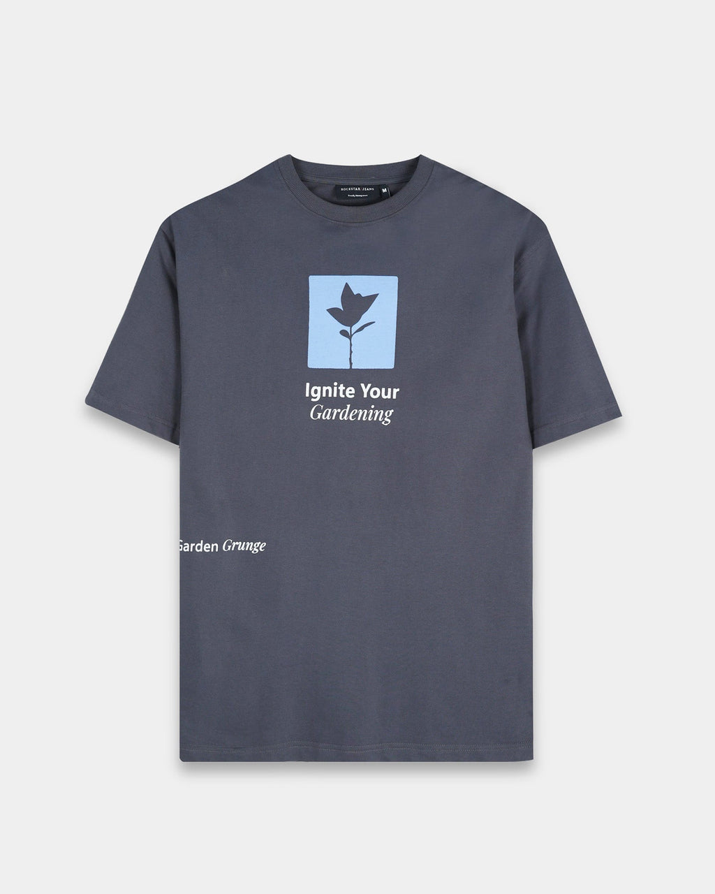 IGNITE YOUR GARDENING GREY TEE - Relaxed Fit