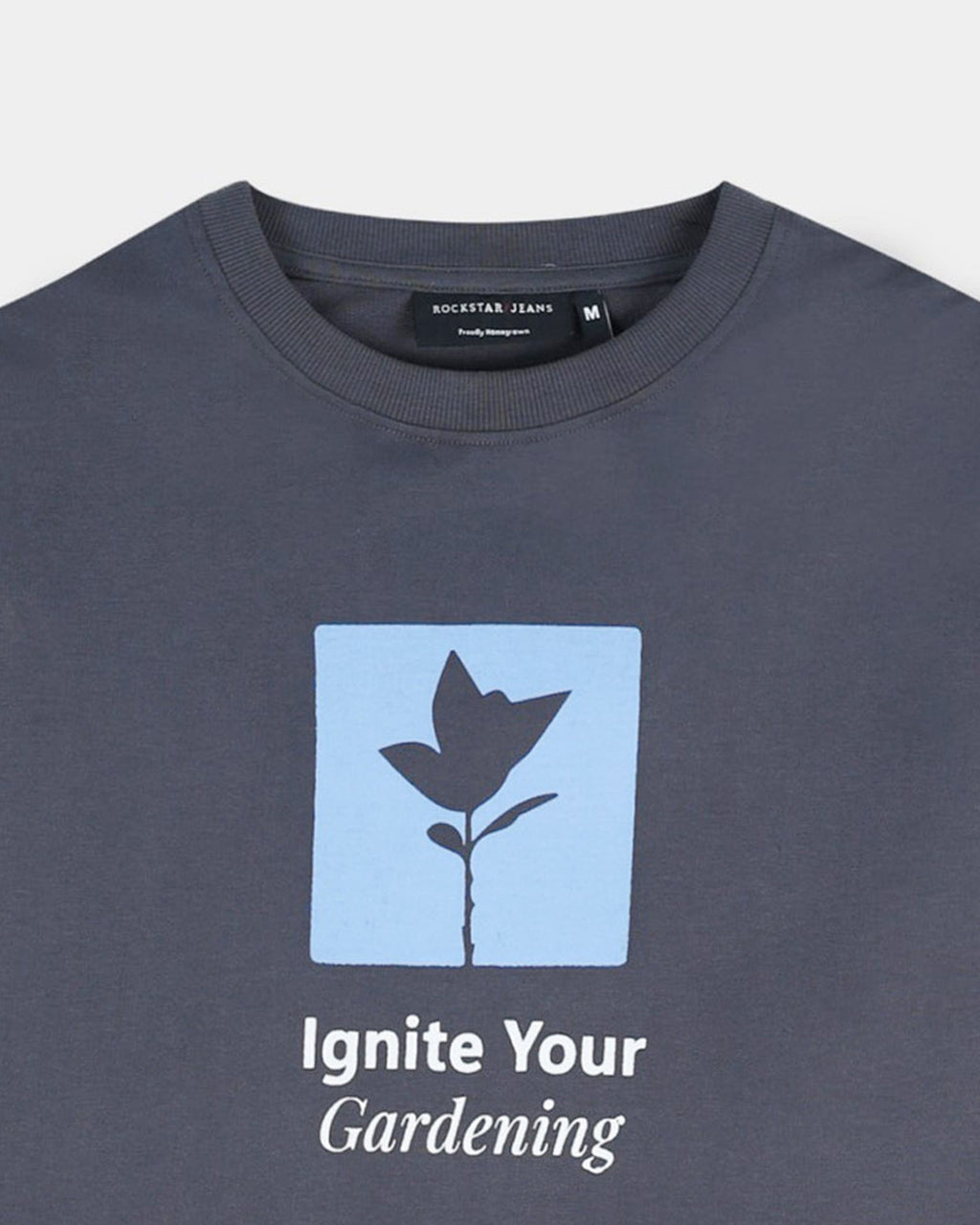 IGNITE YOUR GARDENING GREY TEE - Relaxed Fit