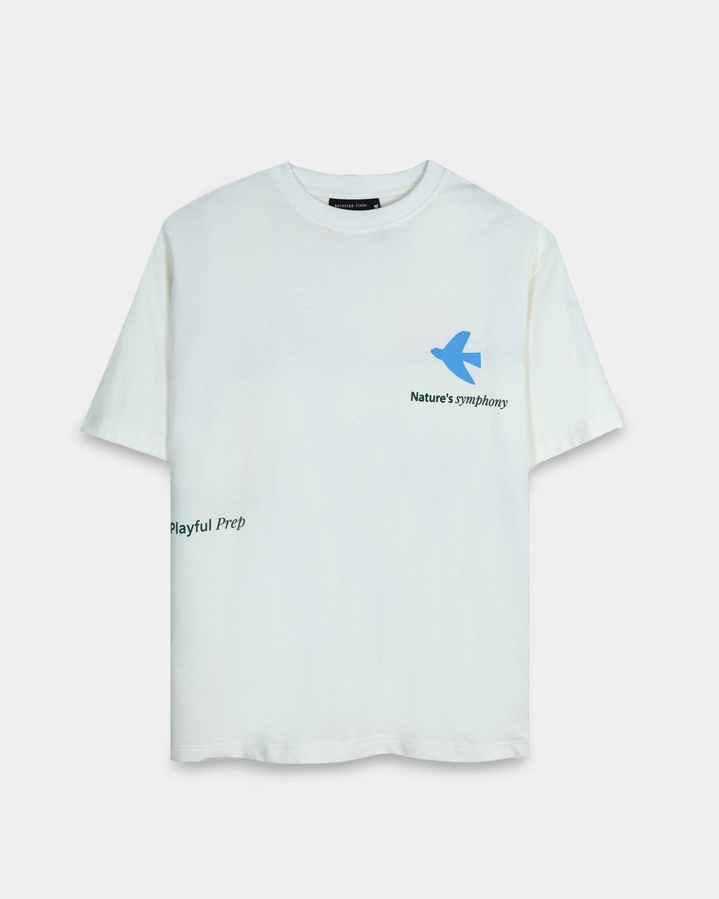 SERENITY OFF WHITE TEE - Relaxed Fit