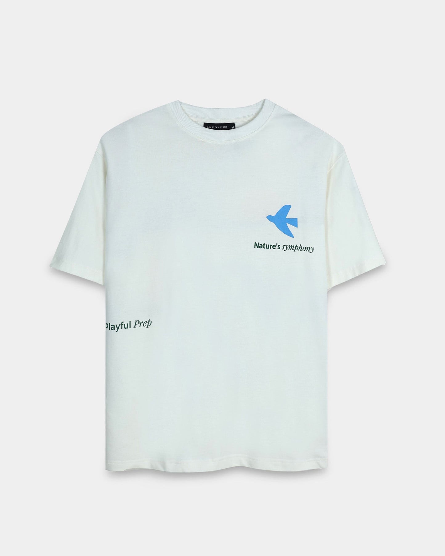 SERENITY OFF WHITE TEE - Relaxed Fit