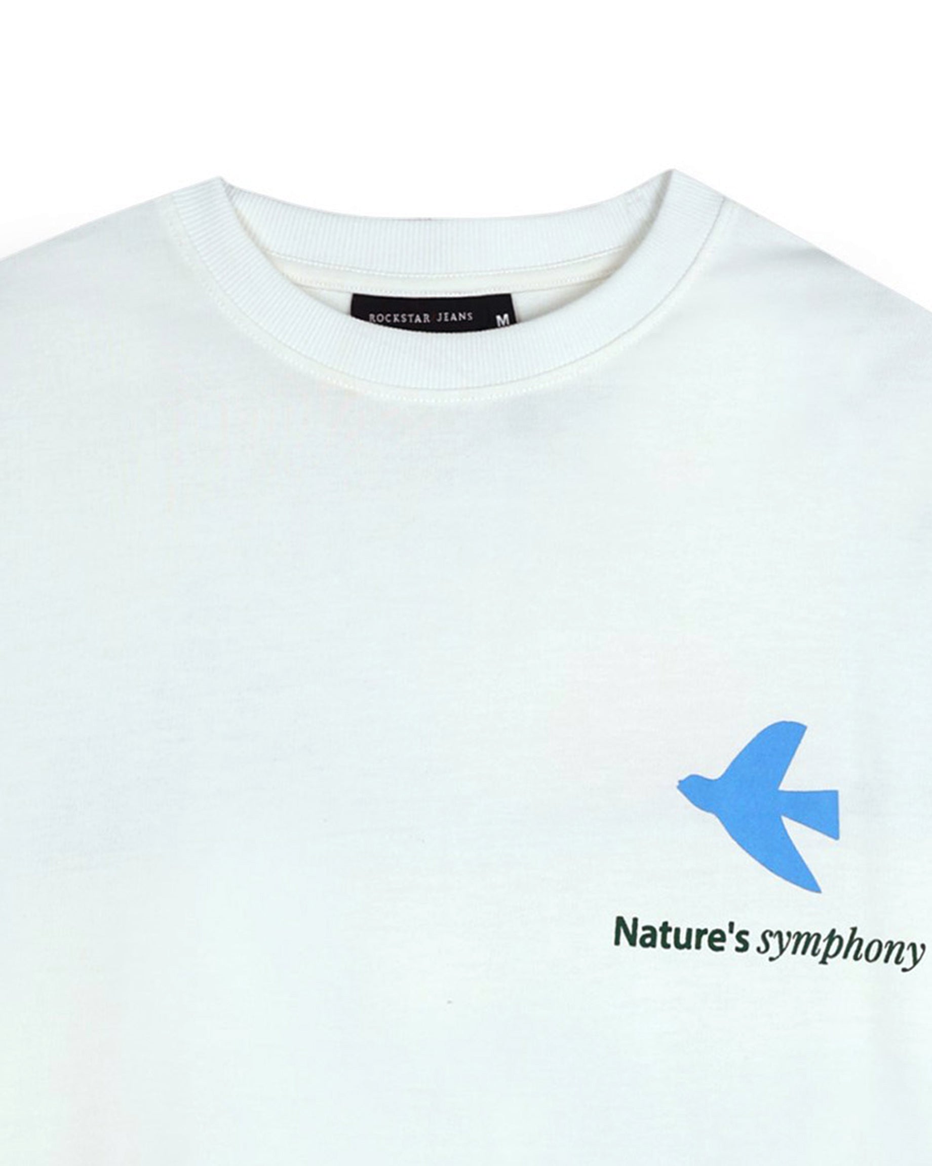 SERENITY OFF WHITE TEE - Relaxed Fit