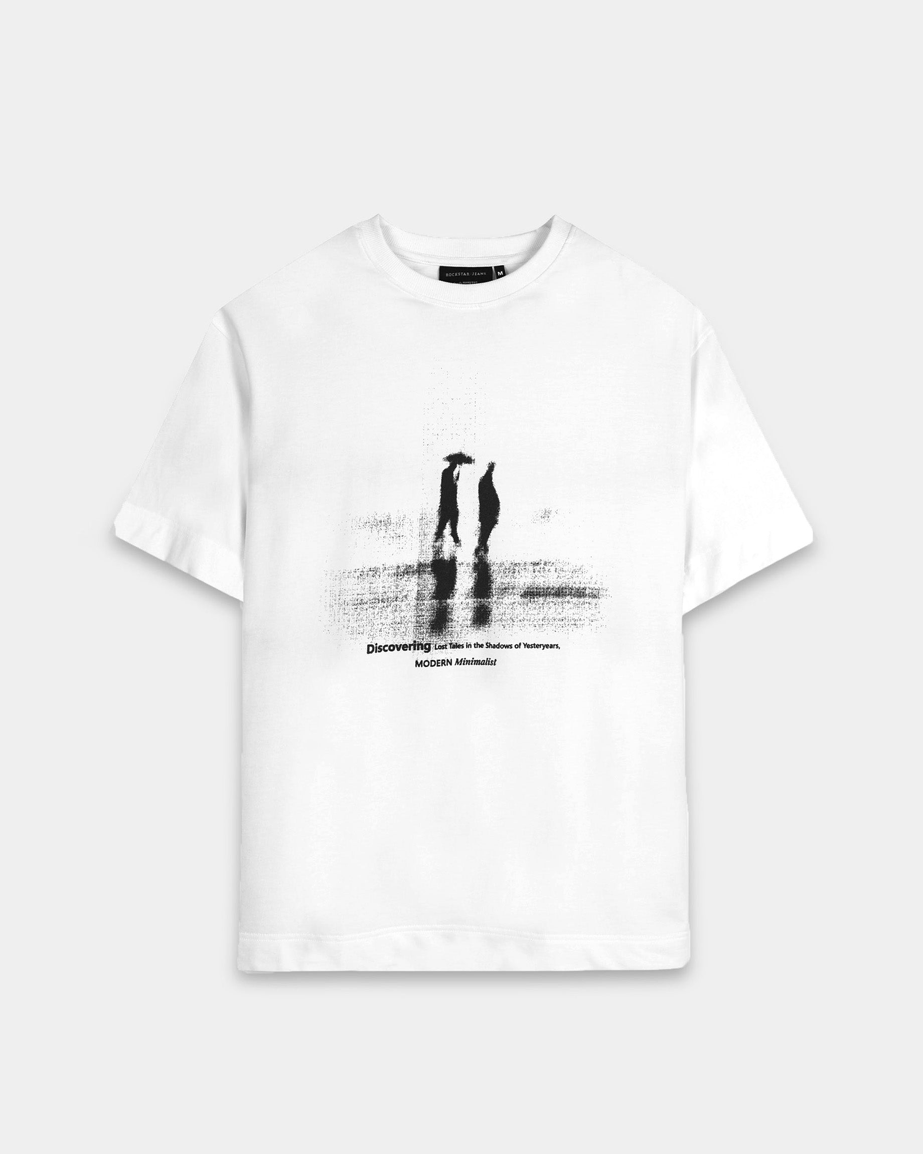 DISCOVERING OFF WHITE TEE - Relaxed Fit