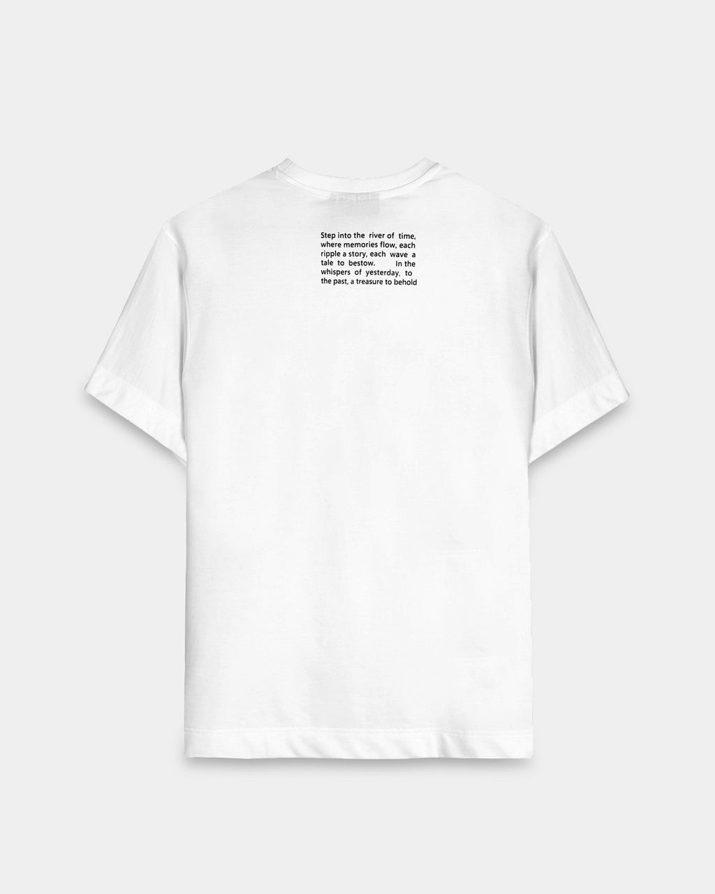DISCOVERING OFF WHITE TEE - Relaxed Fit