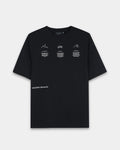 BALANCE OF THOUGHT BLACK TEE - Relaxed Fit