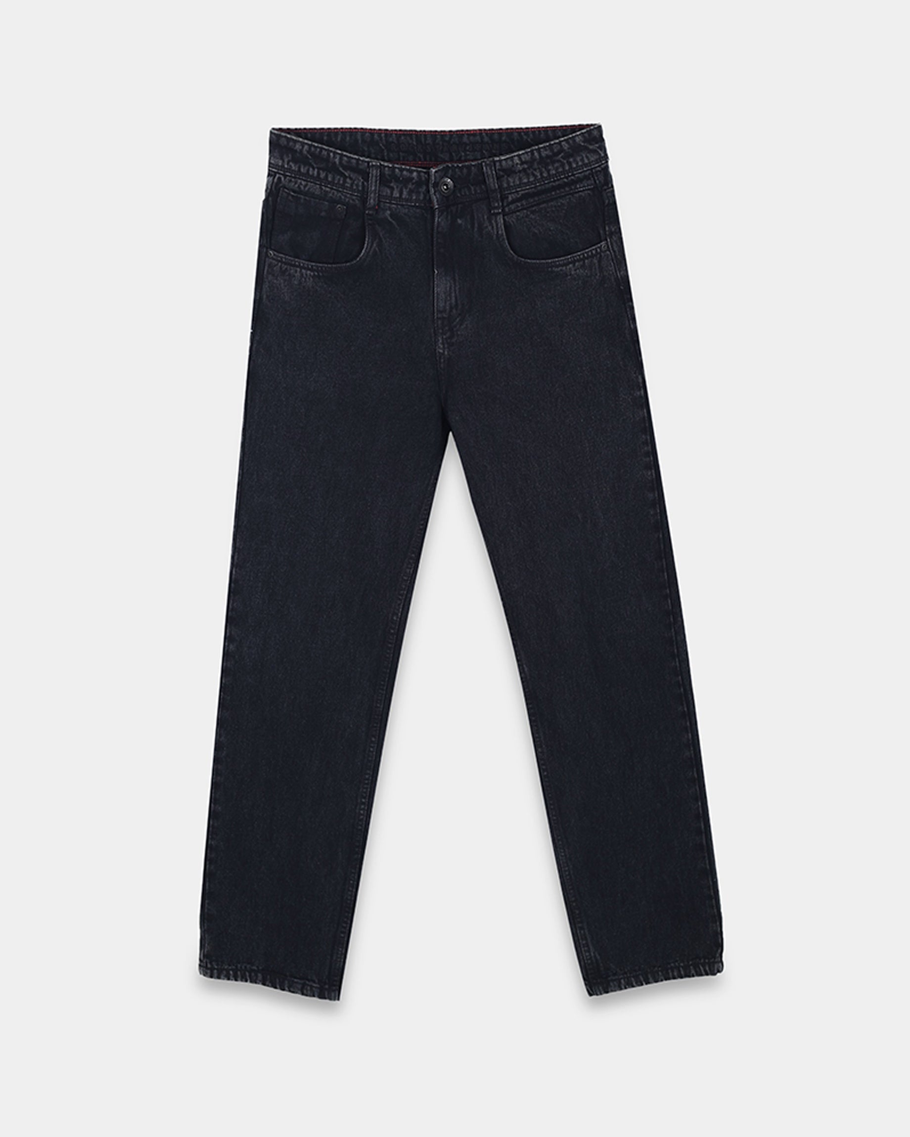 SIGNATURE BLACK DENIM - Straight fit