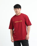 LIFE IS GOOD MAROON TEE - Relaxed Fit