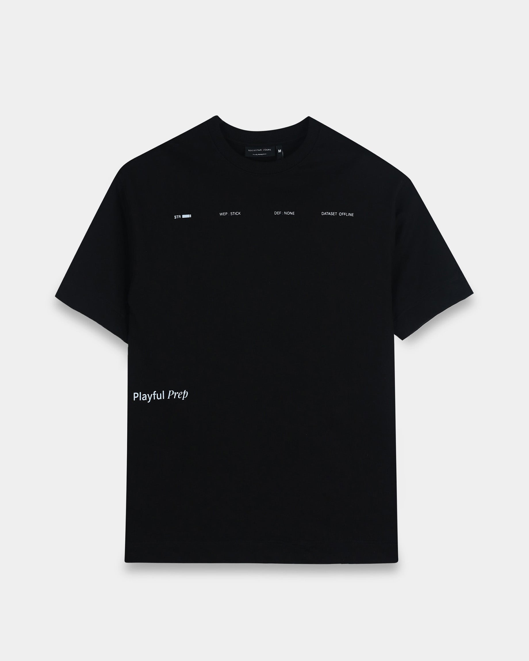EXISTENCE BLACK TEE - Relaxed Fit