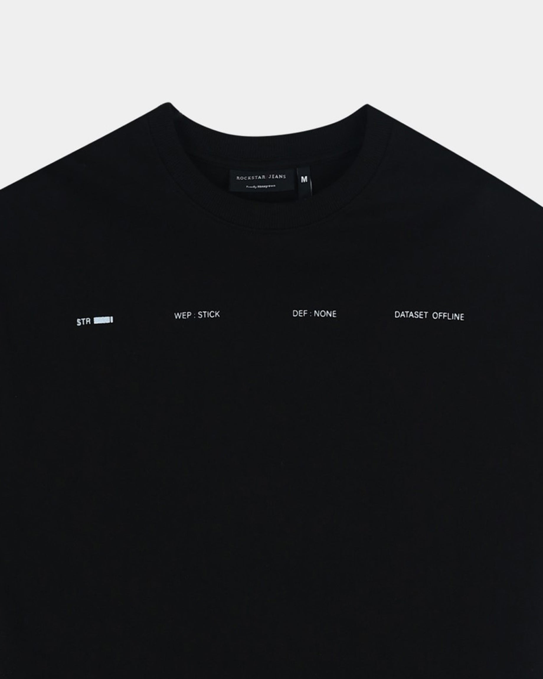 EXISTENCE BLACK TEE - Relaxed Fit