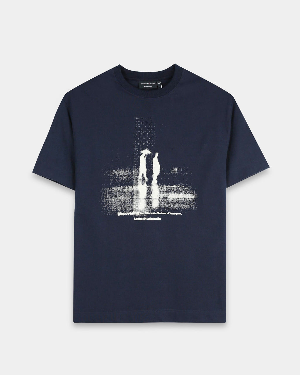 DISCOVERING NAVY BLUE TEE - Relaxed Fit
