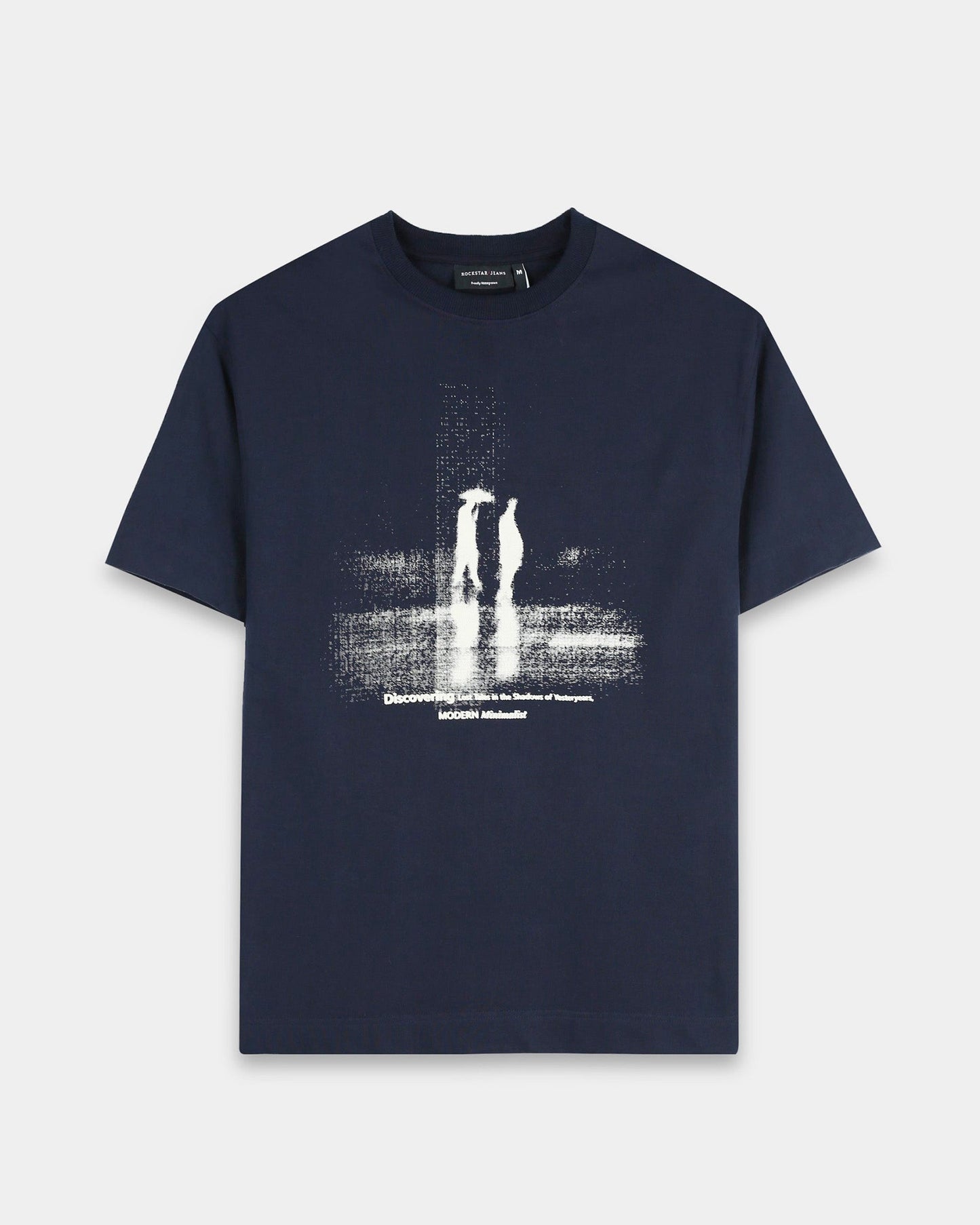 DISCOVERING NAVY BLUE TEE - Relaxed Fit