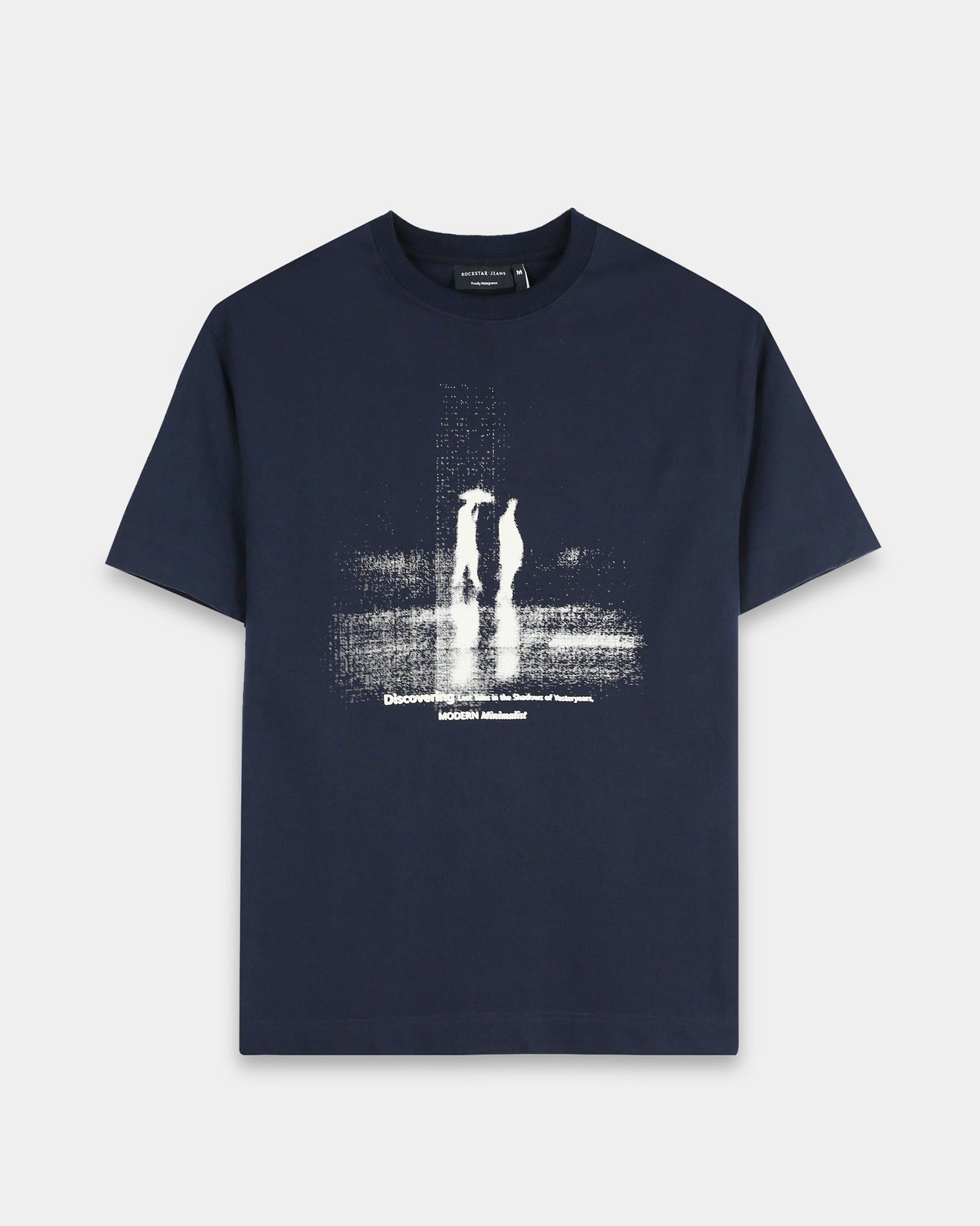 DISCOVERING NAVY BLUE TEE - Relaxed Fit