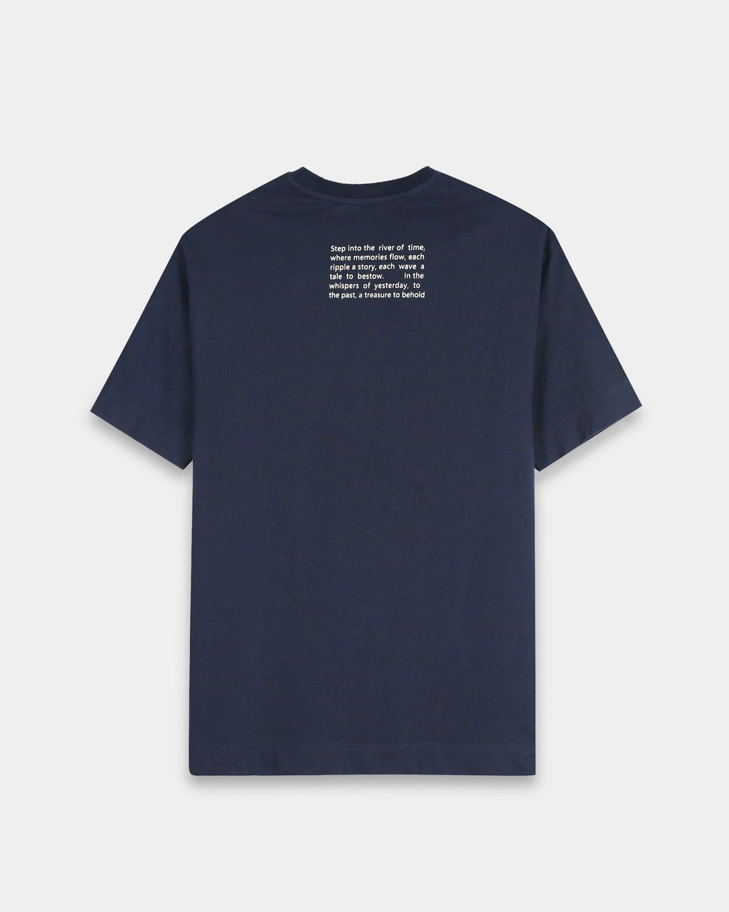 DISCOVERING NAVY BLUE TEE - Relaxed Fit
