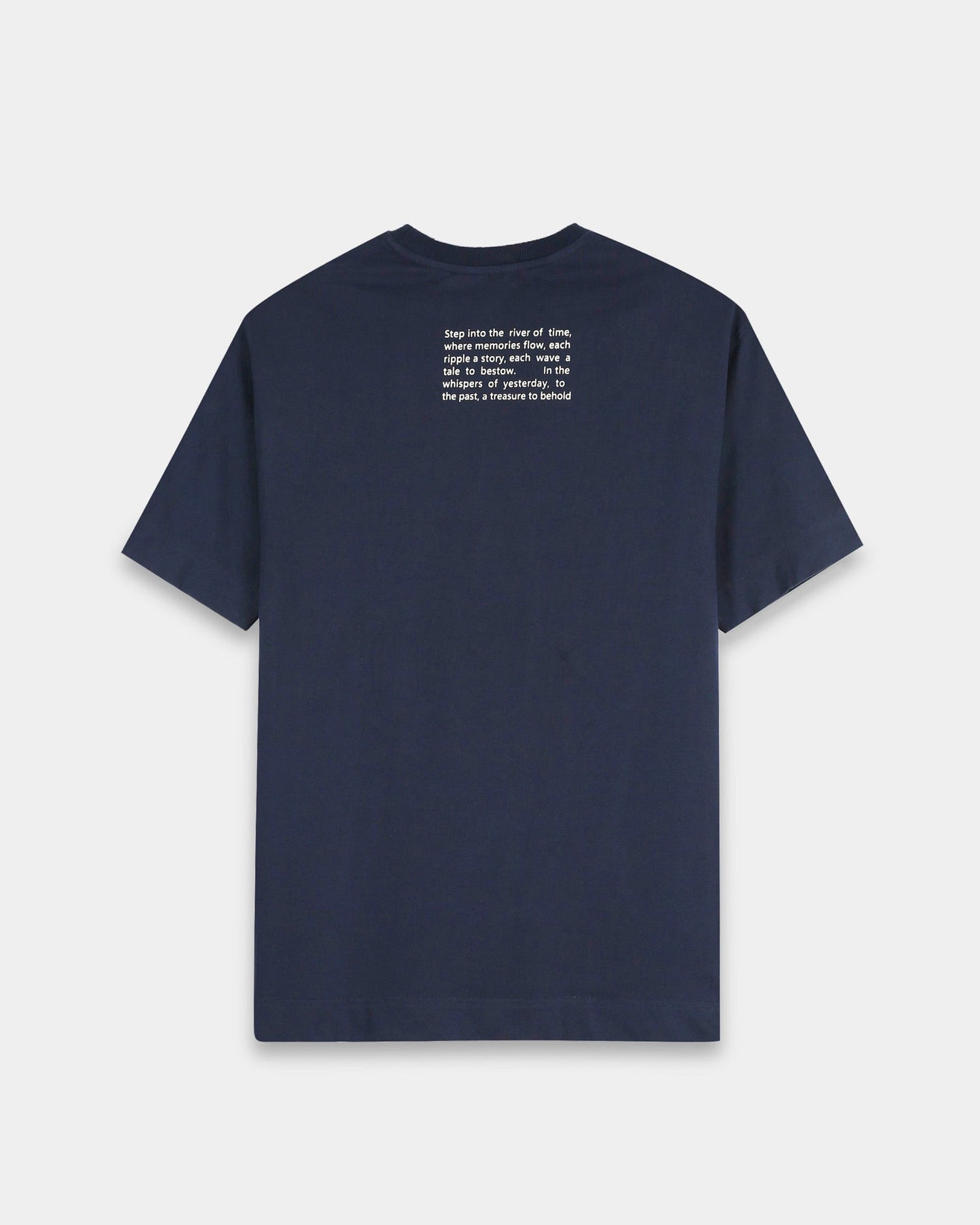 DISCOVERING NAVY BLUE TEE - Relaxed Fit