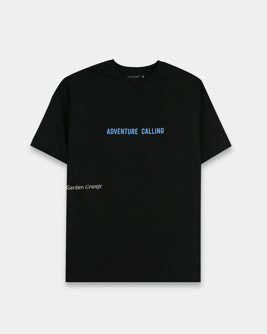 LIFE IS GOOD BLACK TEE - Relaxed Fit