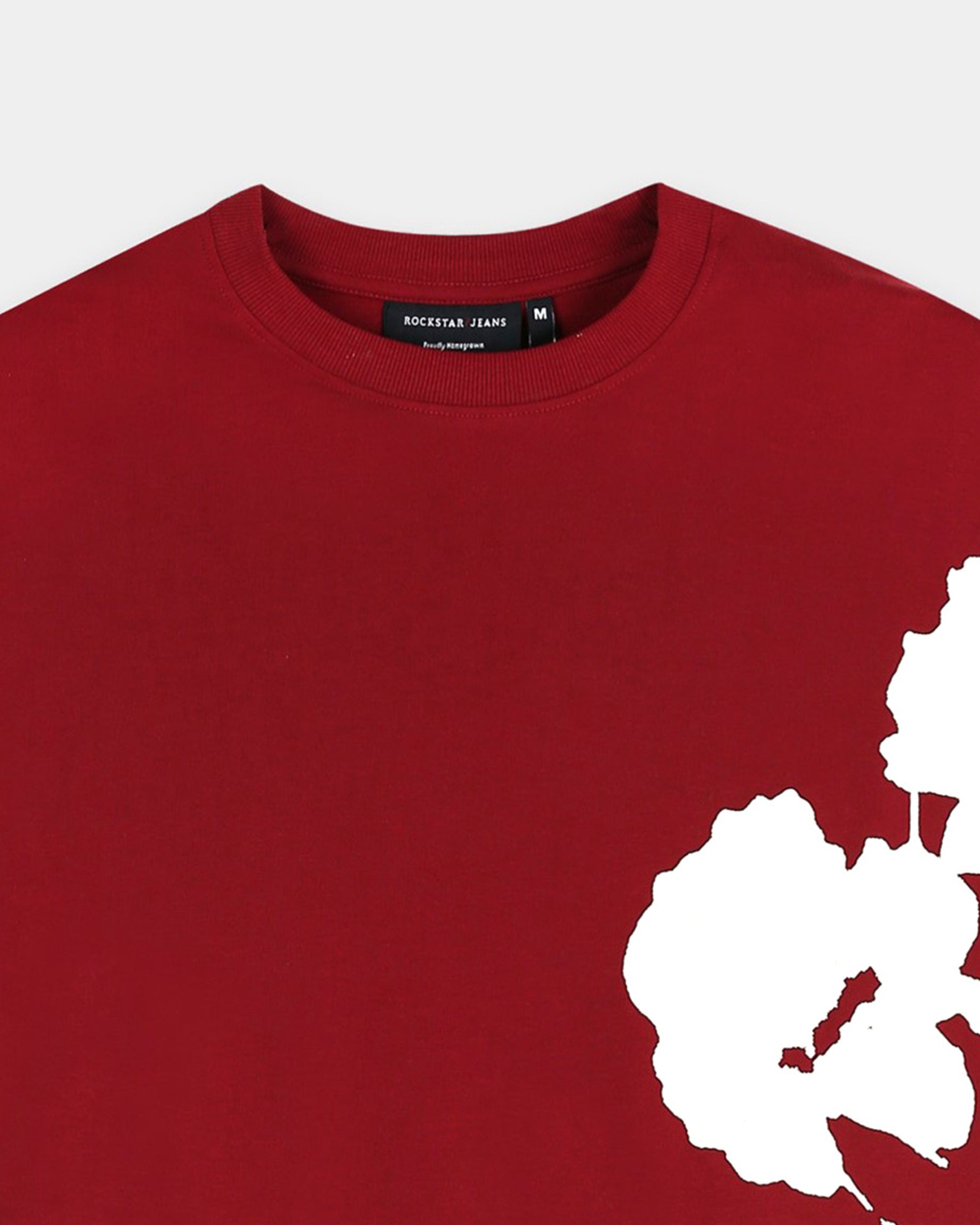 ECLECTIC REALM MAROON TEE - Relaxed Fit