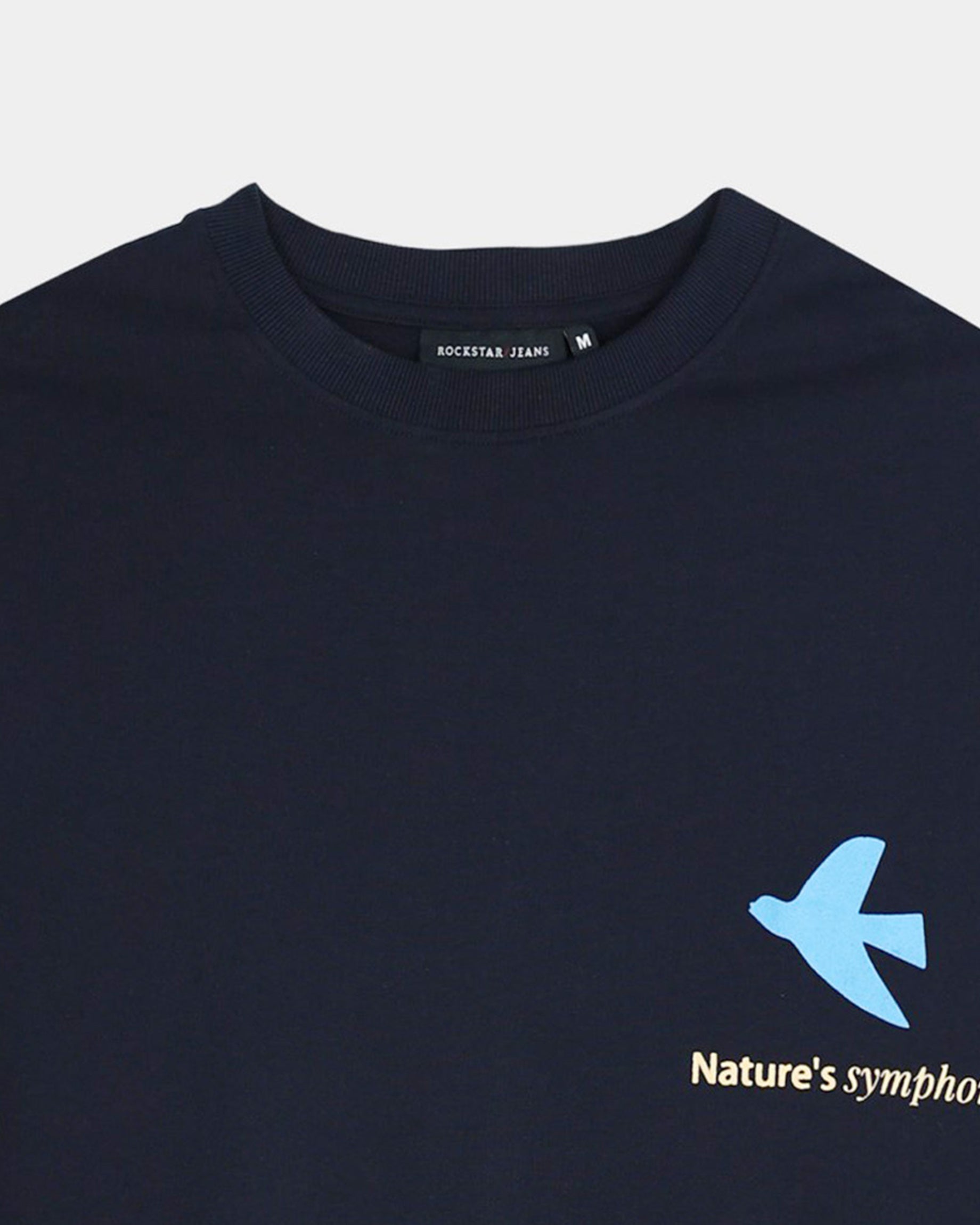 SERENITY NAVY BLUE TEE - Relaxed Fit
