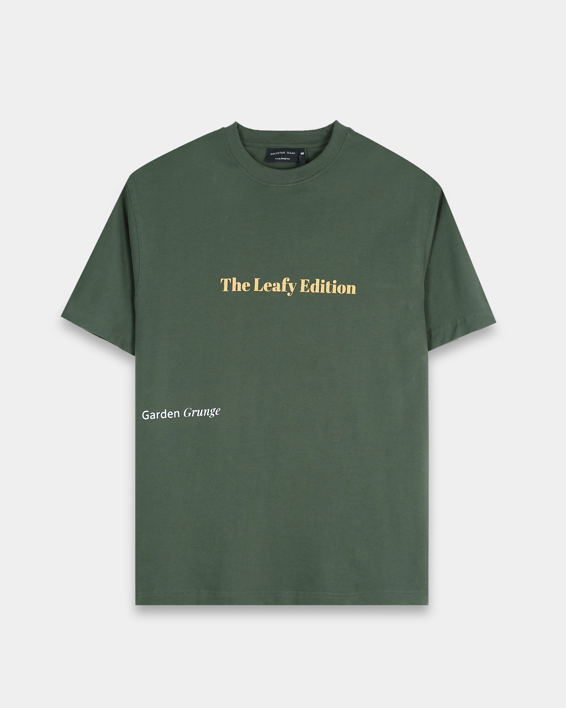 WELLNESS IN BLOOM FOREST GREEN TEE - Relaxed Fit