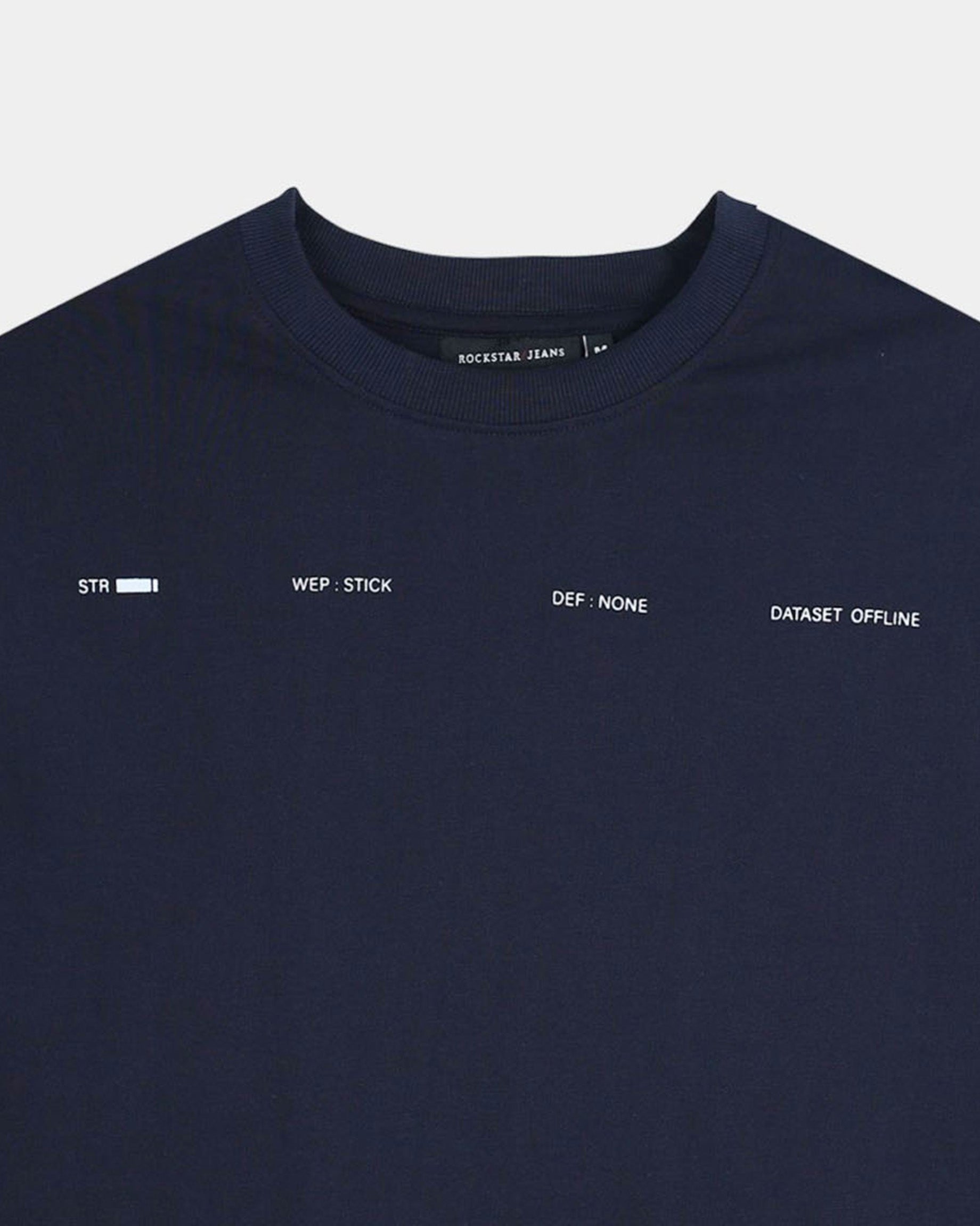 EXISTENCE NAVY BLUE TEE - Relaxed Fit