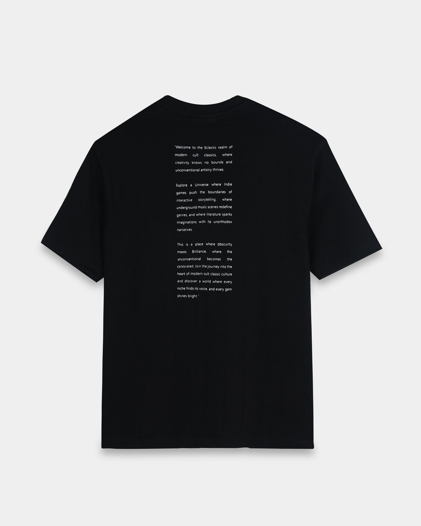 ECLECTIC REALM BLACK TEE - Relaxed Fit
