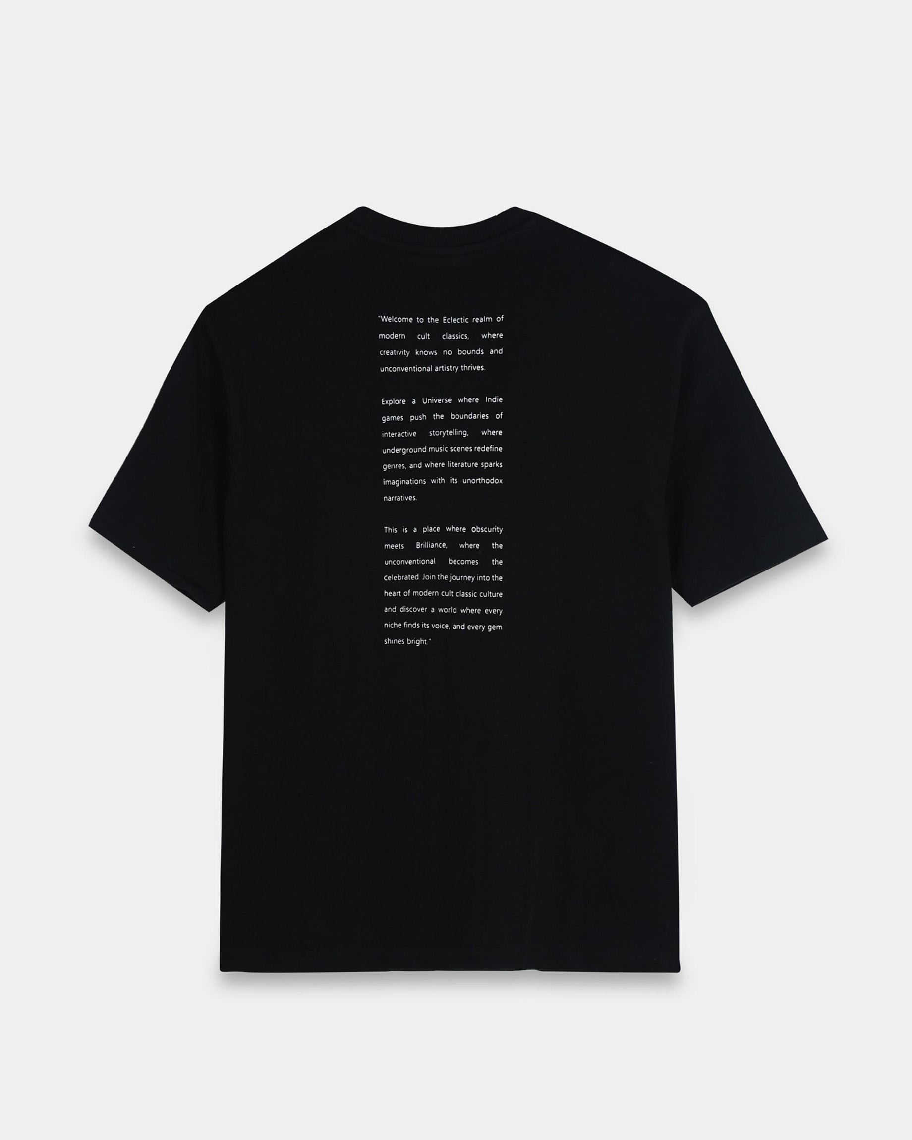 ECLECTIC REALM BLACK TEE - Relaxed Fit