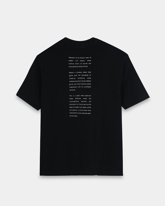 ECLECTIC REALM BLACK TEE - Relaxed Fit