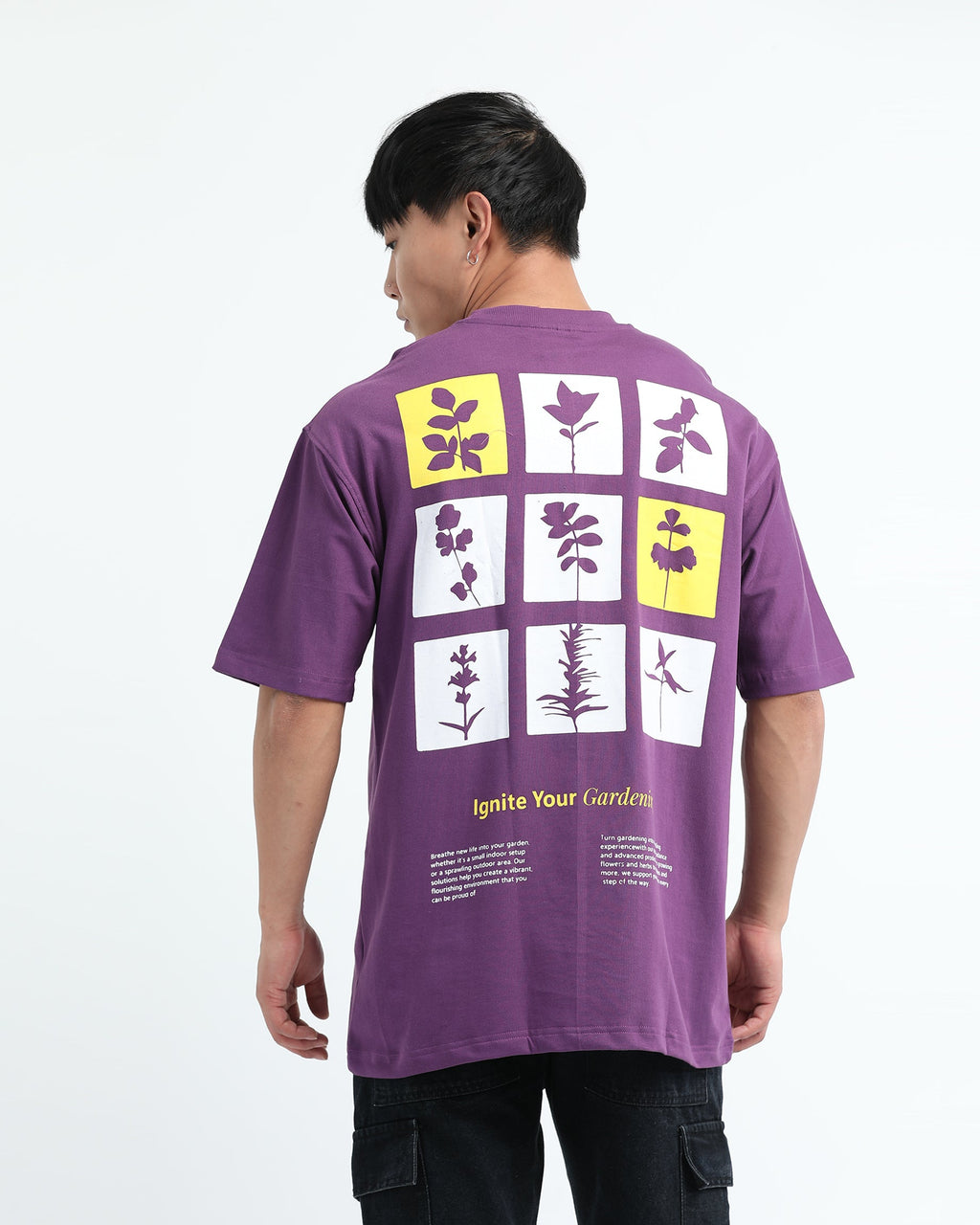 IGNITE YOUR GARDENING PURPLE TEE - Relaxed Fit