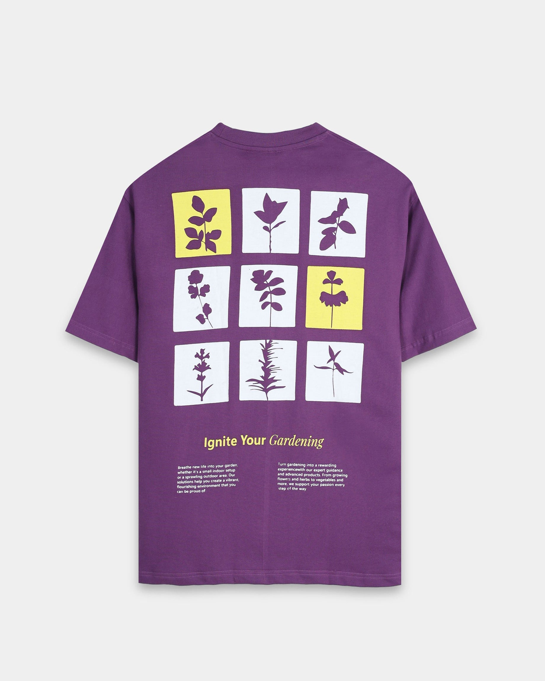 IGNITE YOUR GARDENING PURPLE TEE - Relaxed Fit