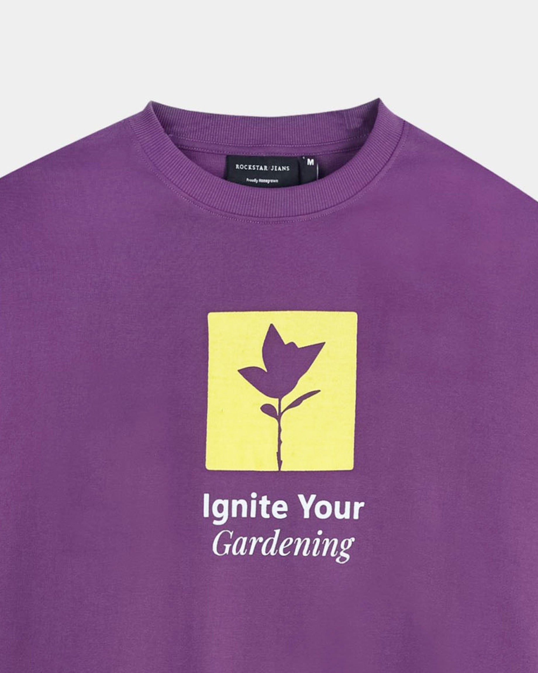 IGNITE YOUR GARDENING PURPLE TEE - Relaxed Fit
