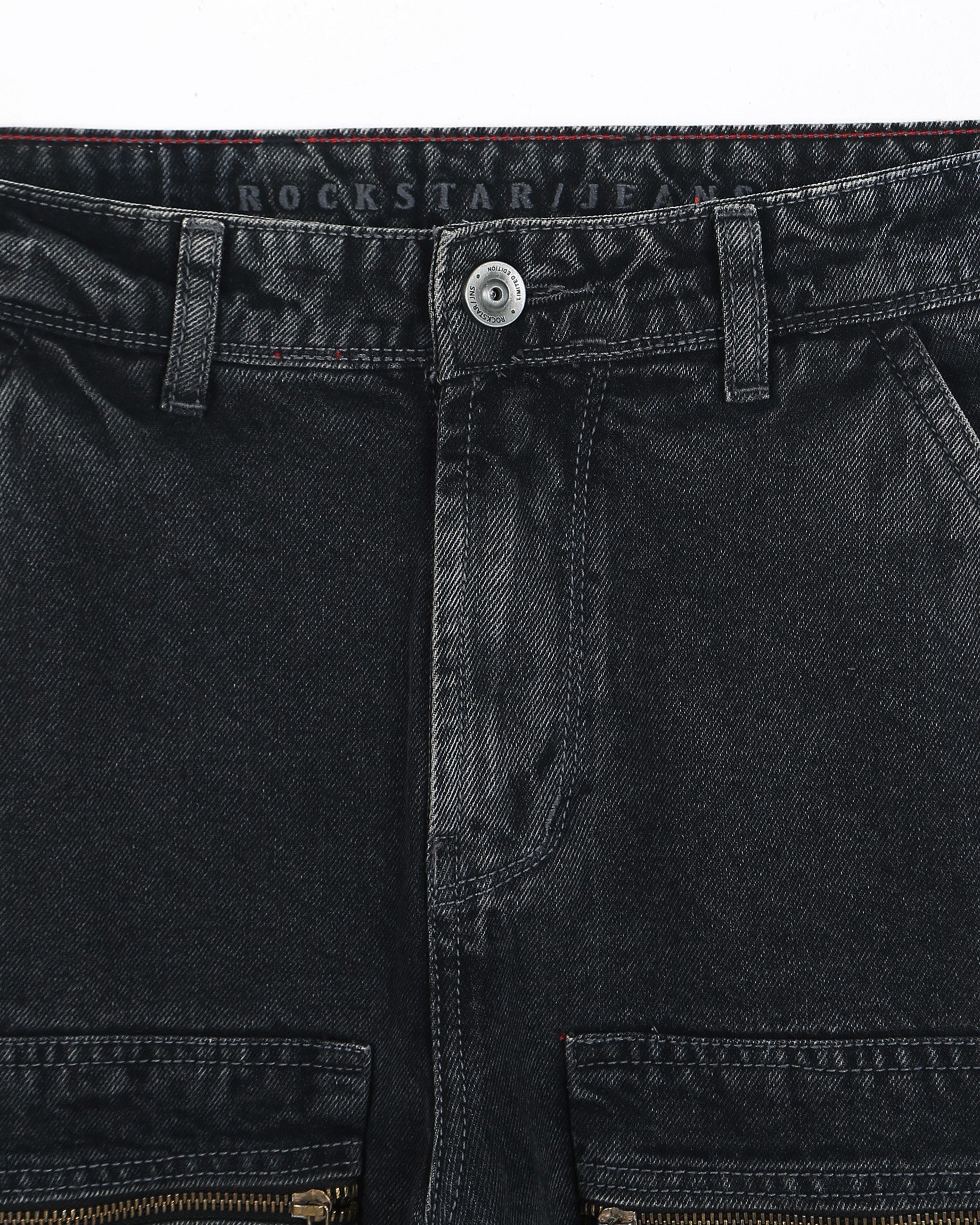 SHOW STOPPER BLACK DENIM - Relaxed fit