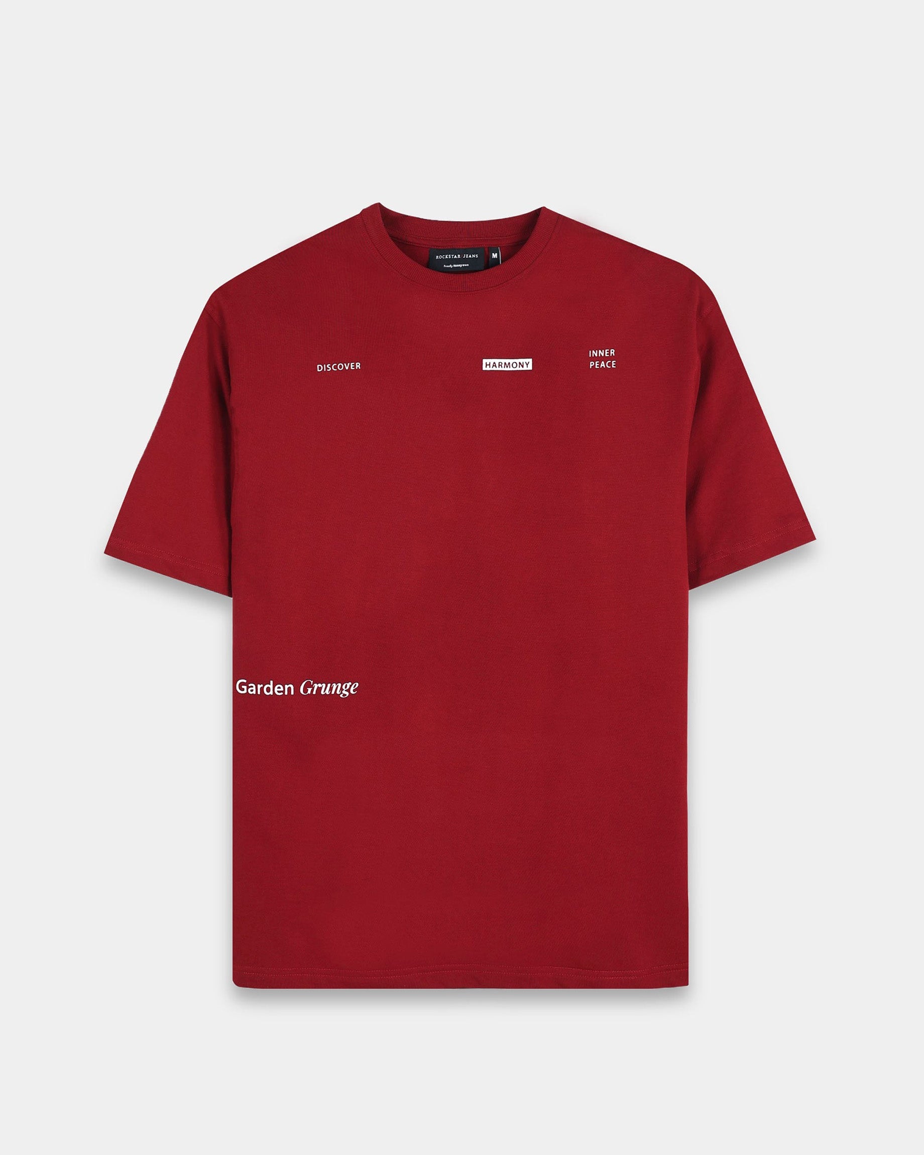 HARMONY MAROON TEE - Relaxed Fit