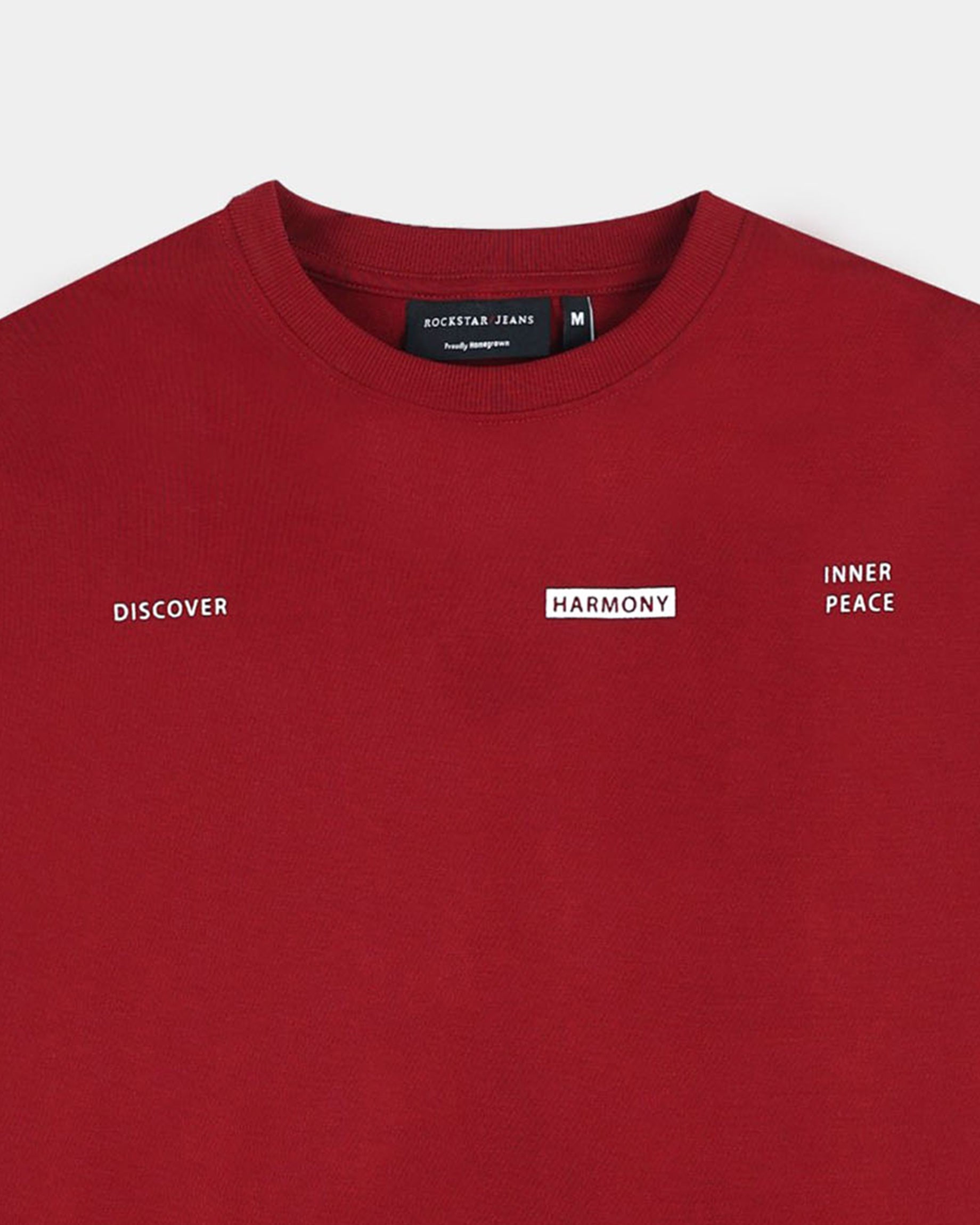 HARMONY MAROON TEE - Relaxed Fit