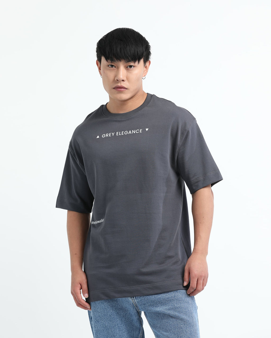 GREY ELEGANCE GREY TEE - Relaxed Fit
