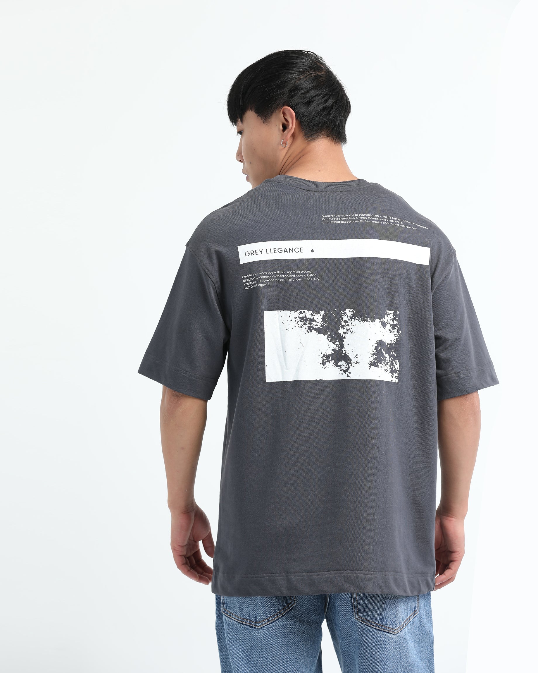 GREY ELEGANCE GREY TEE - Relaxed Fit