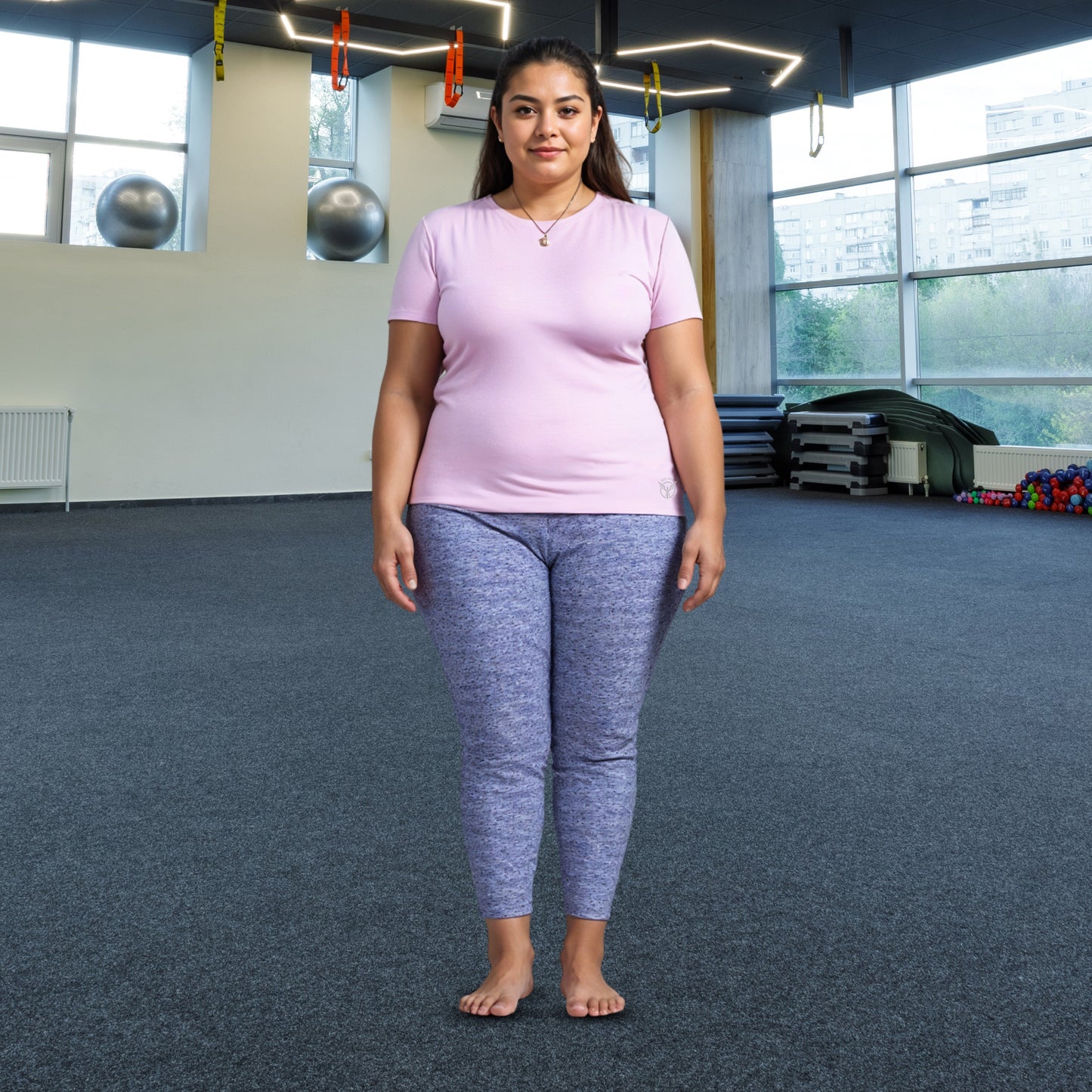 Aircello: Active Short Sleeve Tee-relaxed Fit -Plus Size