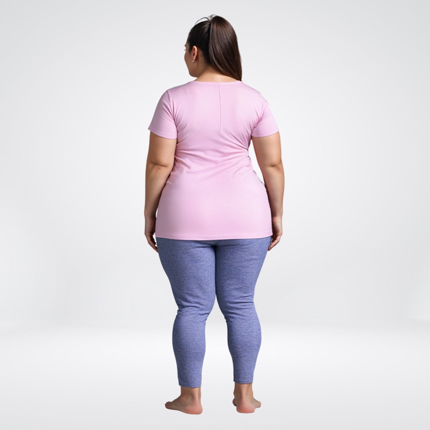 Aircello: Active Short Sleeve Tee-relaxed Fit -Plus Size