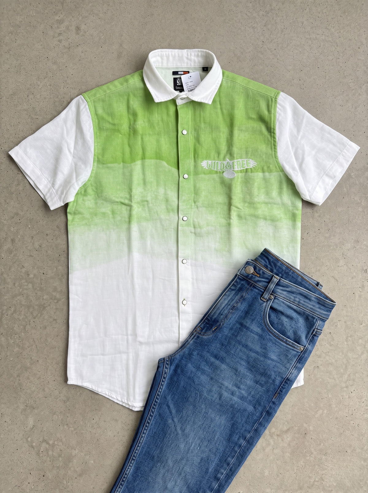 Green Ombre Resort Shirt