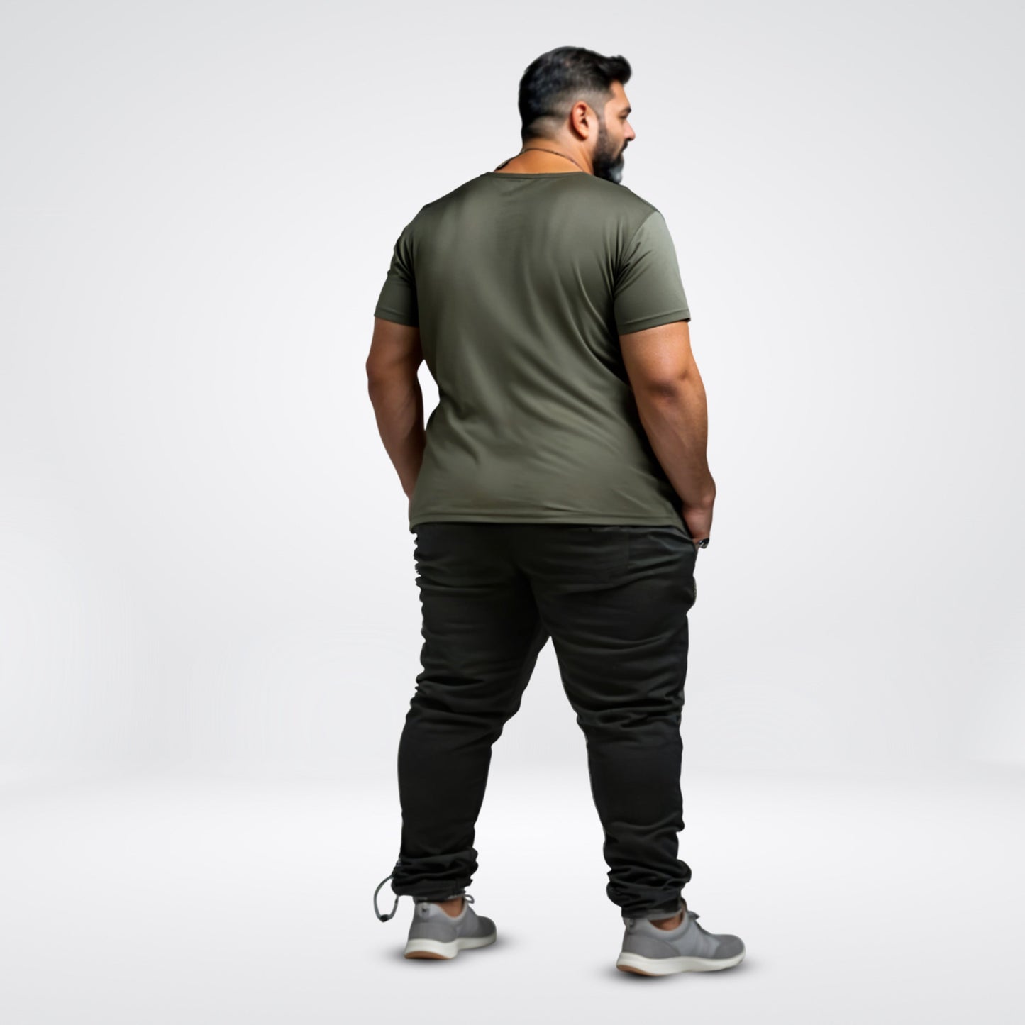 Active Crew neck printed reversable performance Tee