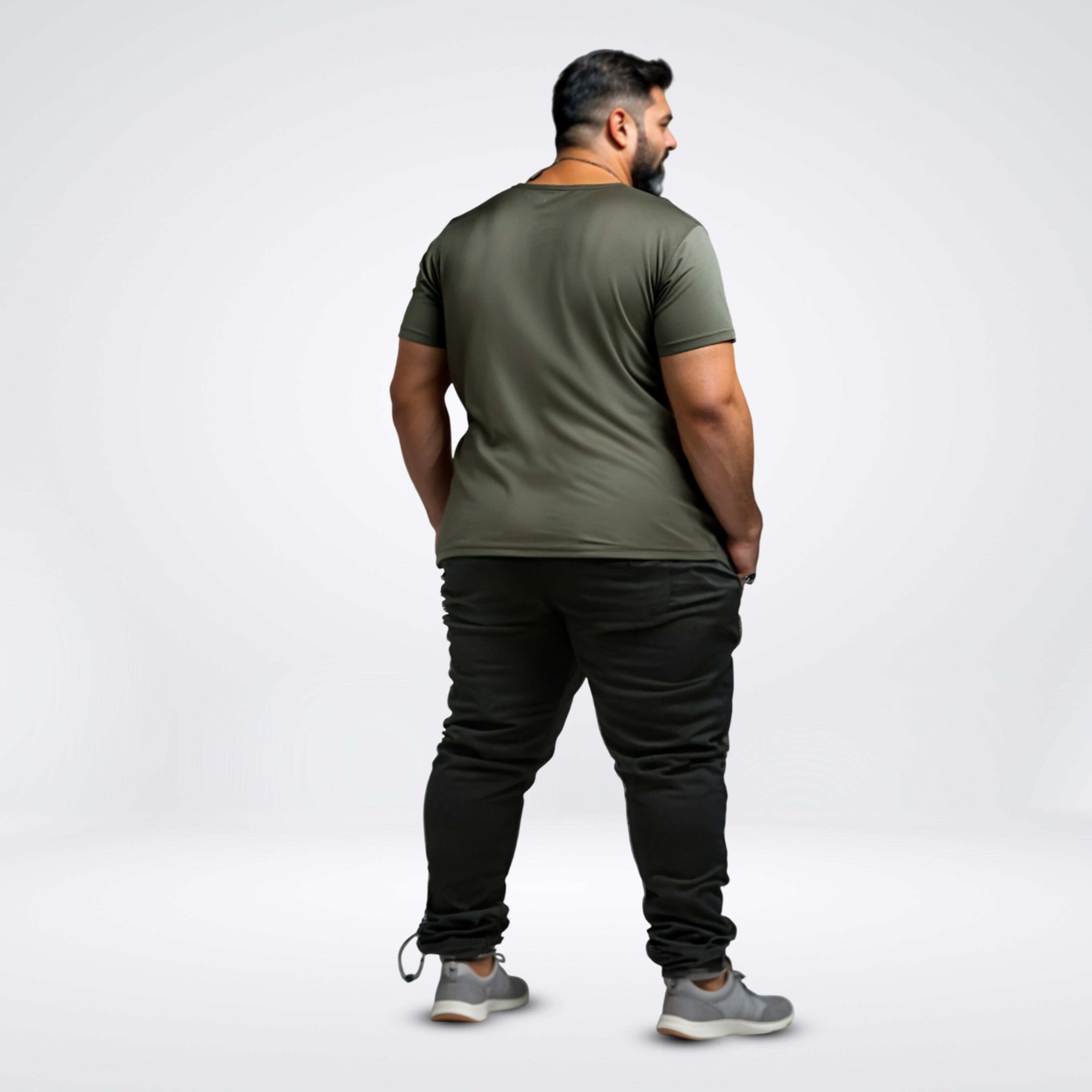 Active Crew neck printed reversable performance Tee